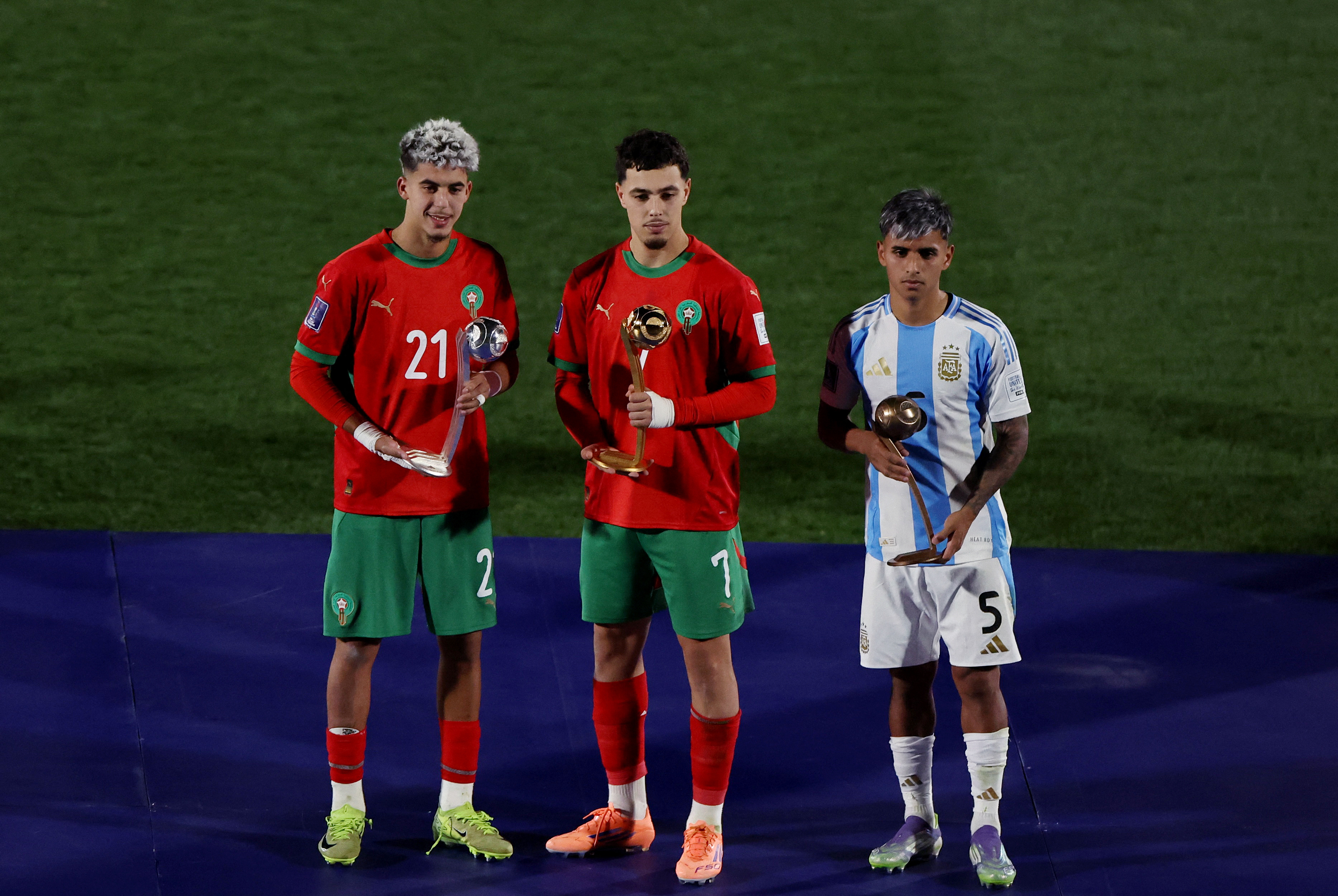 Barbi y Delgado fueron los argentinos destacados del Mundial Sub 20 y el Balón de Oro se lo llevó el “Cristiano Ronaldo” marroquí