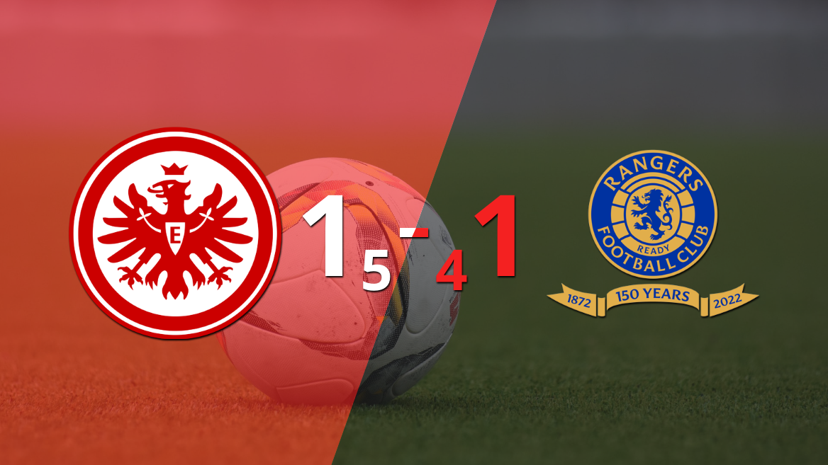 Eintracht Frankfurt gana por penales a Rangers