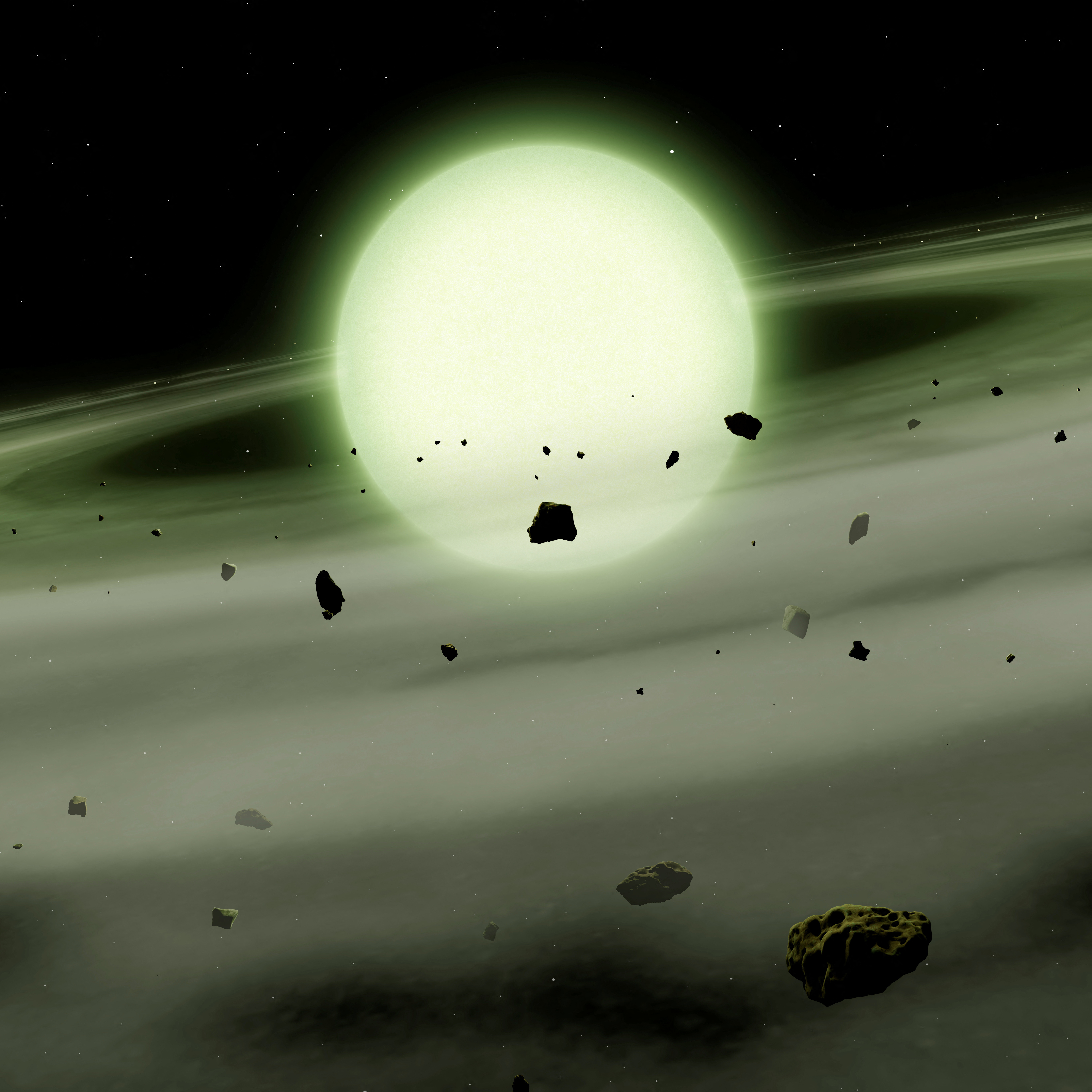 Identifican por primera vez una "estrella verde" en la Vía Láctea y sorprende a los expertos