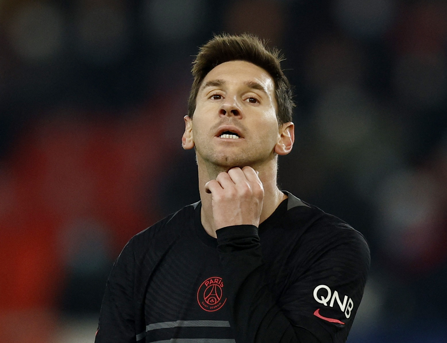 Messi ingresó en el segundo tiempo en la victoria del PSG por 4-0 frente al Reims (Reuters)