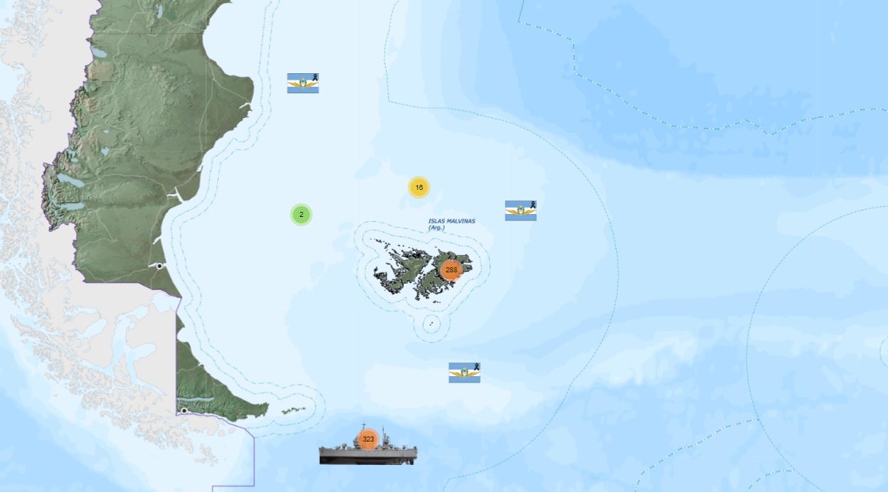 Presentaron un mapa interactivo que muestra el lugar donde murió cada soldado en la Guerra de Malvinas