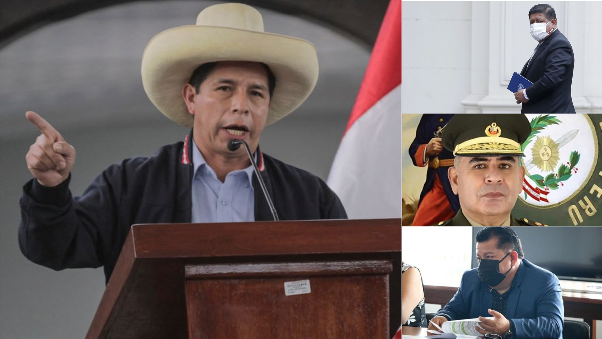 El escándalo de los ascensos irregulares en las FF.AA. que involucra a Pedro Castillo, generales PNP y exministros de Estado