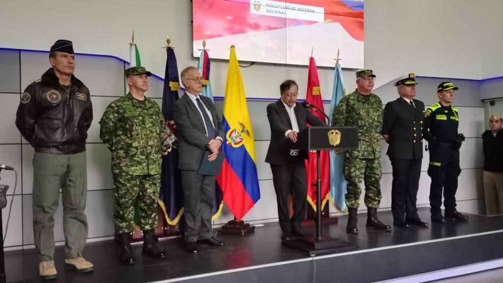 New military leadership of President Gustavo Petro.  Photo: National Police