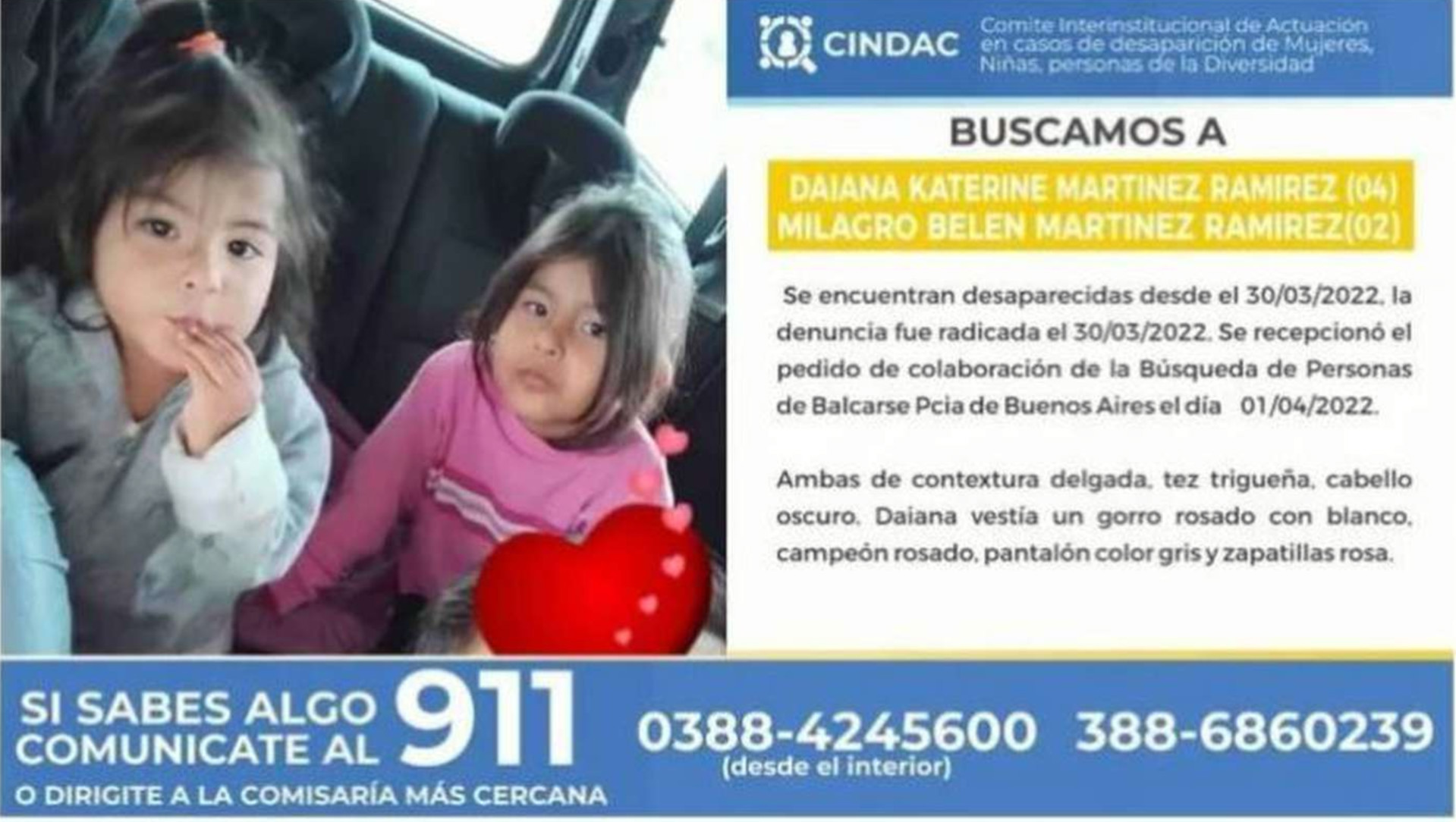 Desesperada Búsqueda De Dos Niñas En Jujuy Y Bolivia Sus Padres Son Acusados De Violar Una