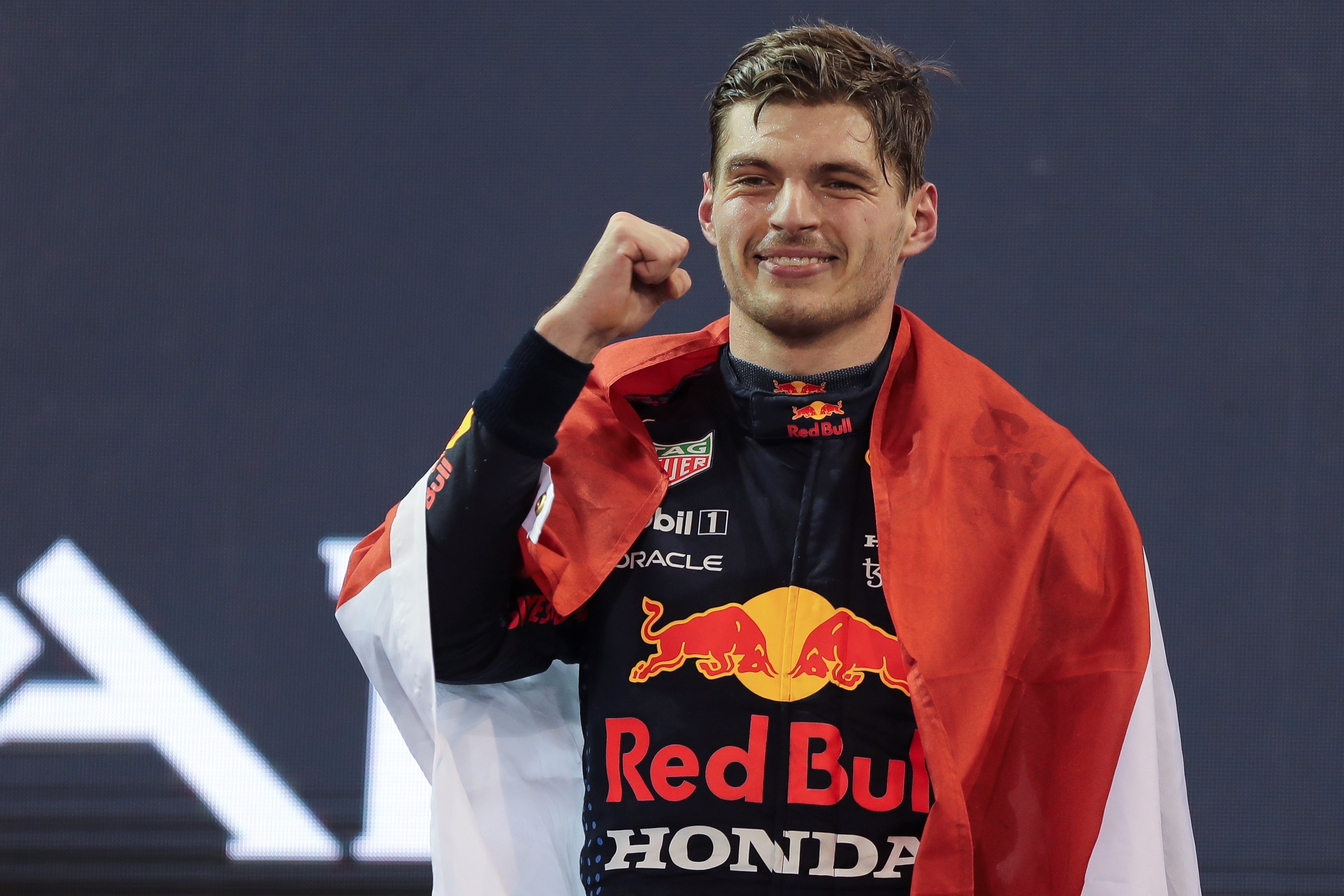 Verstappen celebró en Abu Dhabi (AP)
