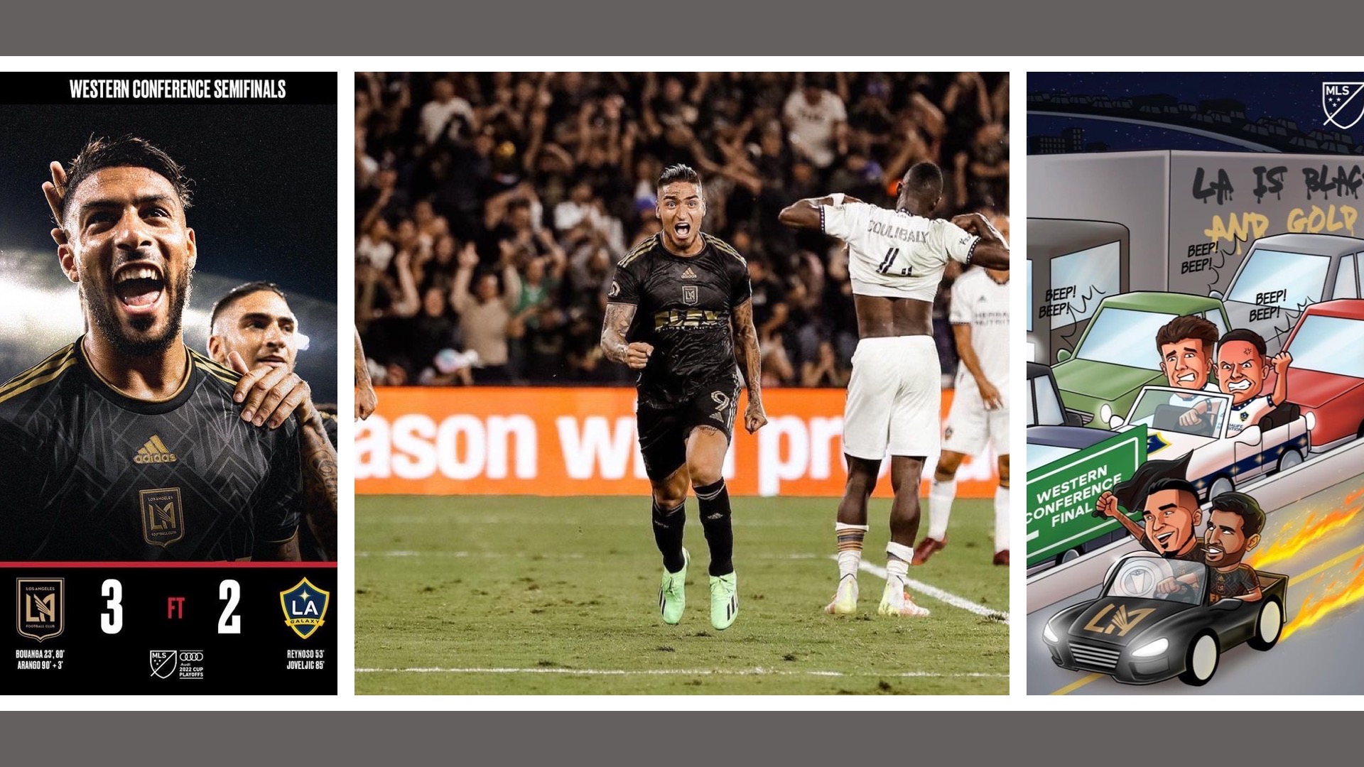 Video: el agónico gol de Chicho Arango que clasificó a LAFC a la final de la conferencia de la MLS