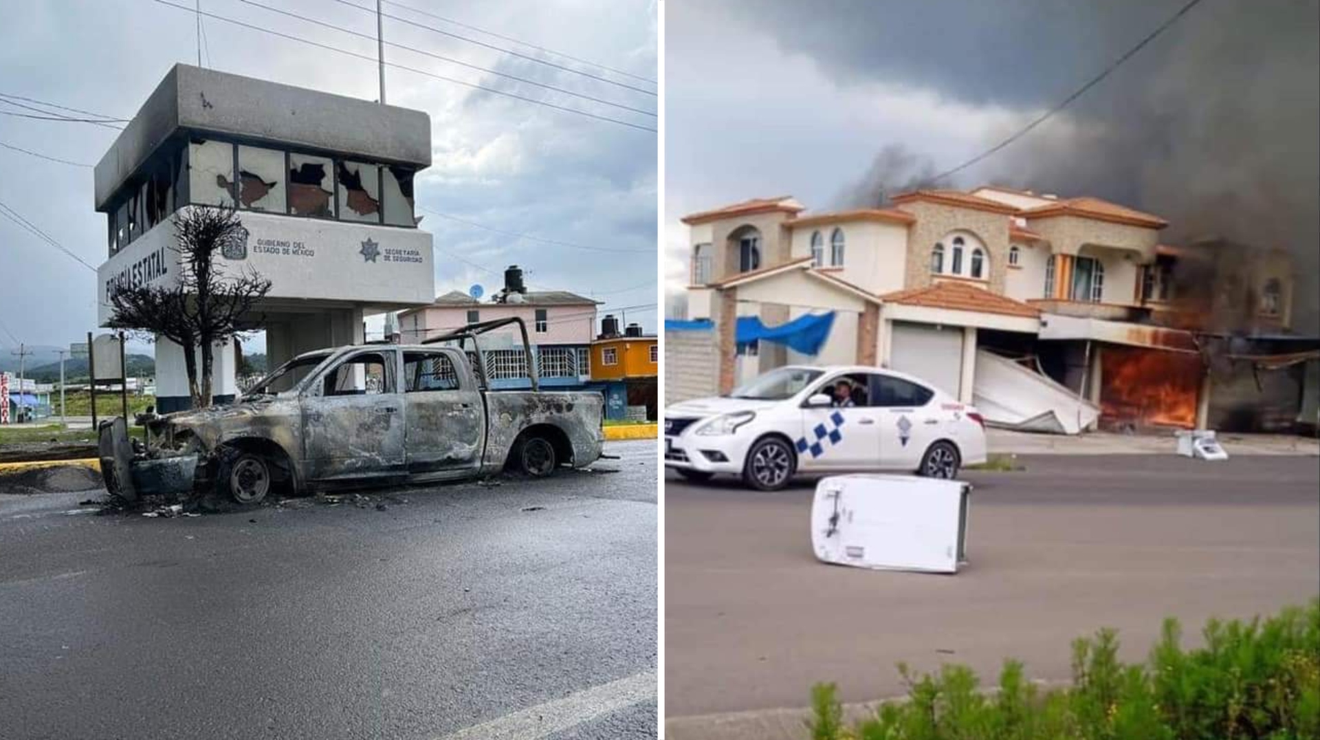Desde estaciones de policía hasta la casa de la presidenta: así incendiaron las calles de San José del Rincón