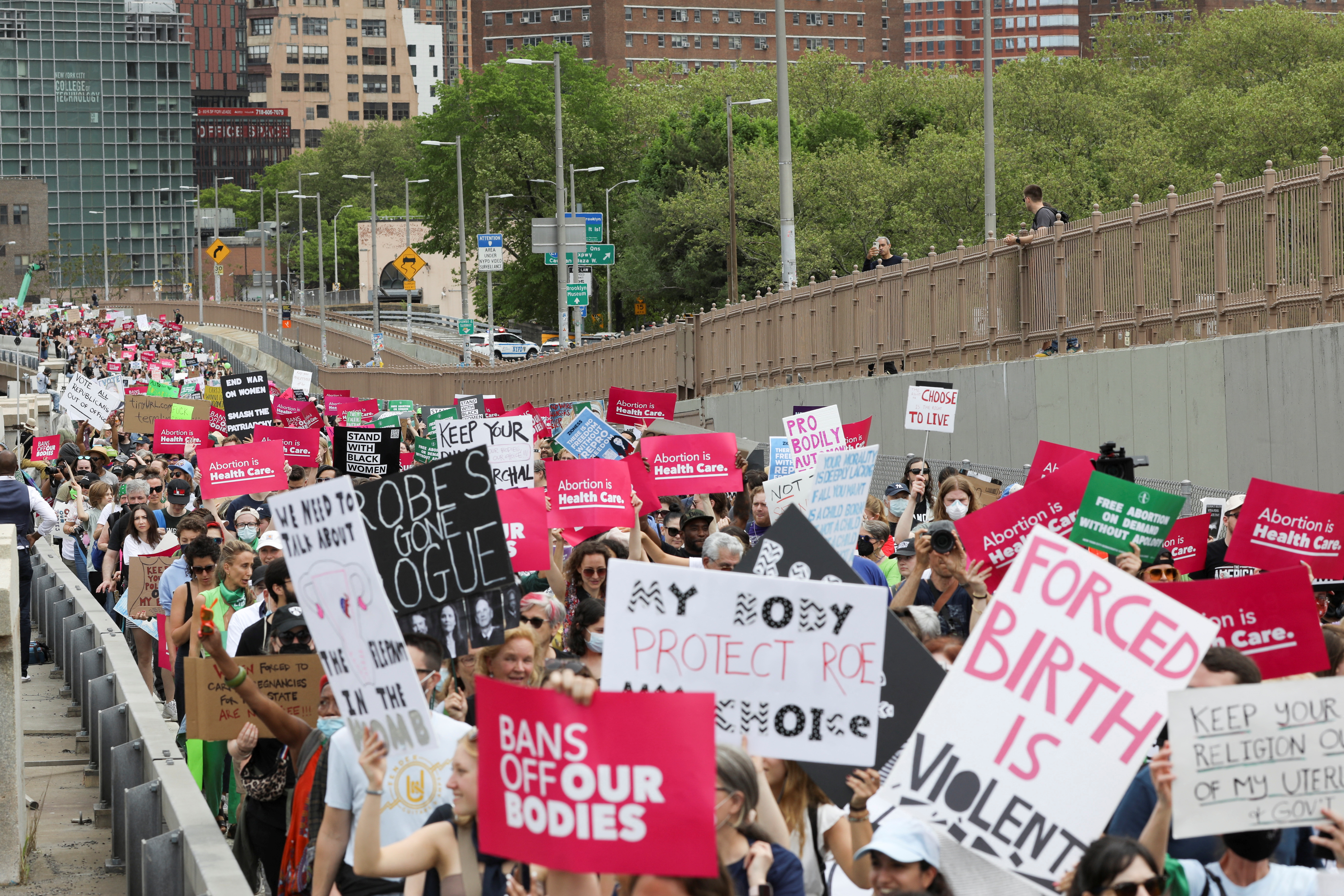 Marcha en Brooklyn, Nueva York (REUTERS/Caitlin Ochs)