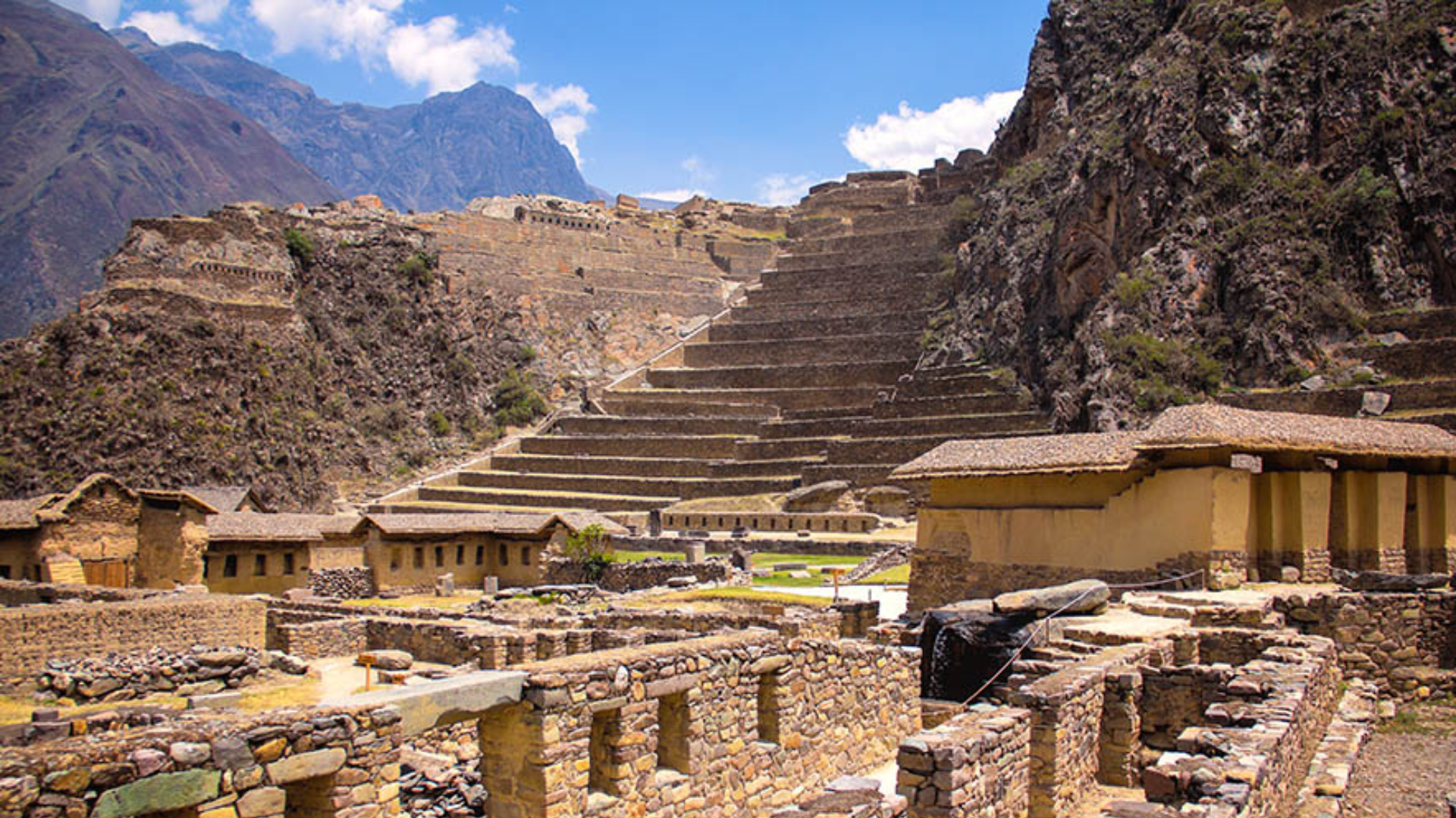 Ollantaytambo, uno de los sitios arqueológicos más importantes del país.
Foto: PeruRail