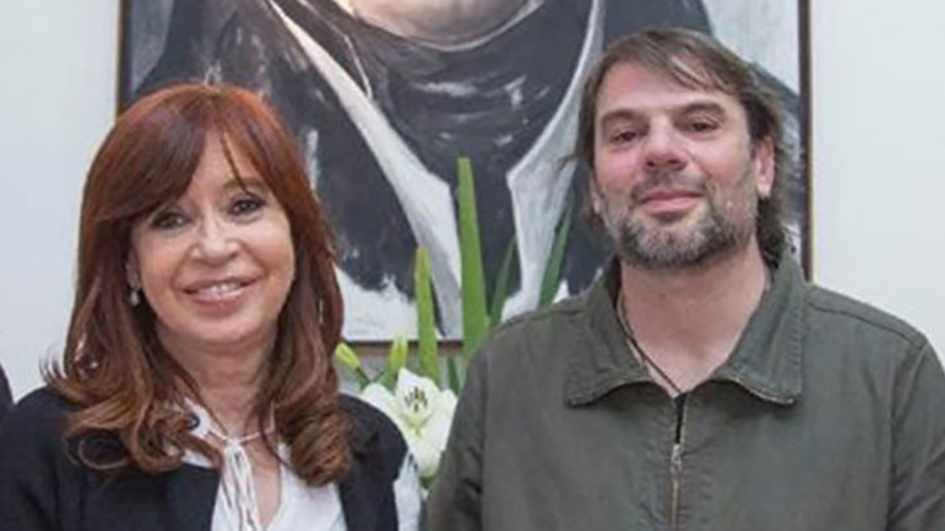 Cristina Kirchner y Daniel Catalano de ATE Capital
