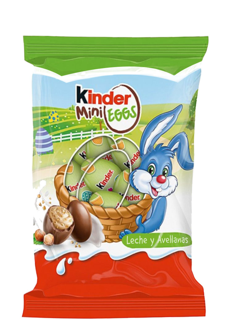 Así es el envase de los "Kinder Mini Eggs" que fueron retirados de la venta en la Argentina