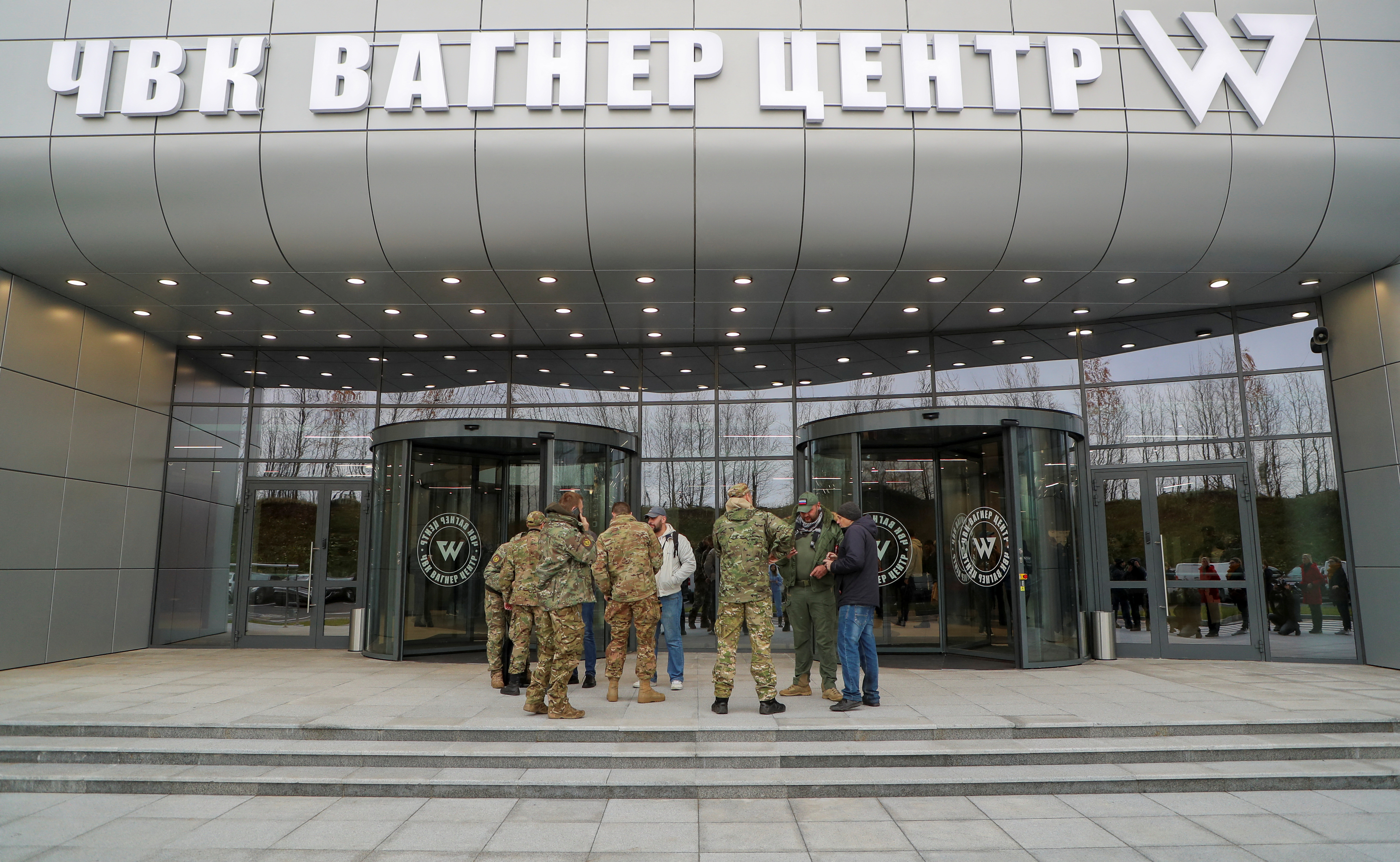 La sede del Grupo paramilitar Wagner en San Petersburgo (REUTERS/Igor Russak)
