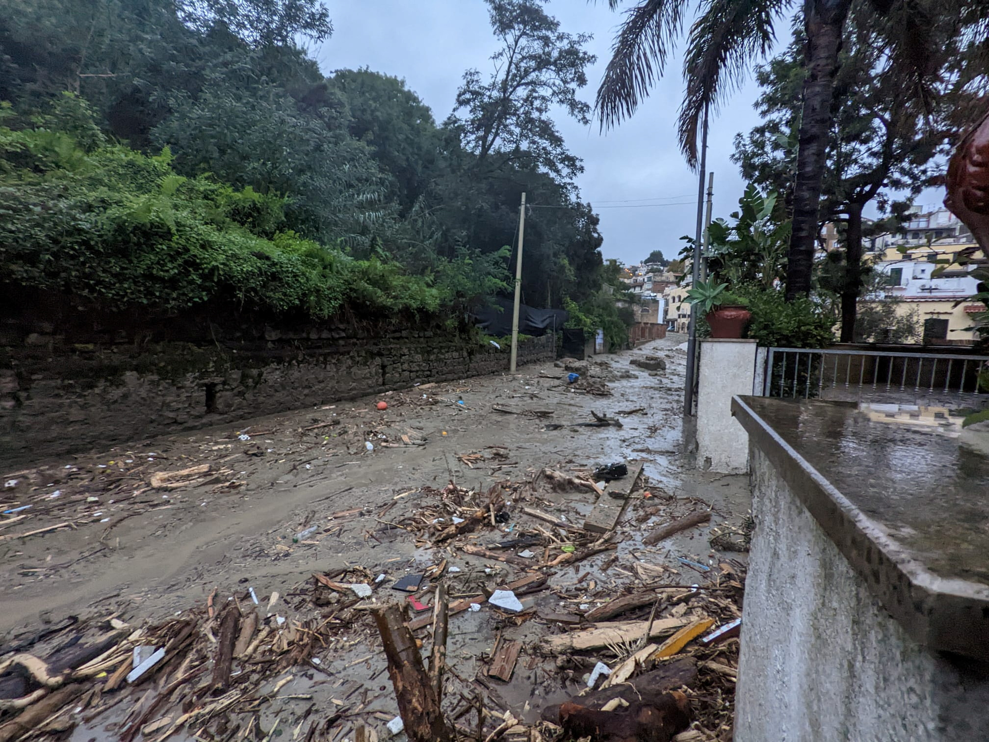 An avalanche on the island of Ischia, leaves at least 8 dead