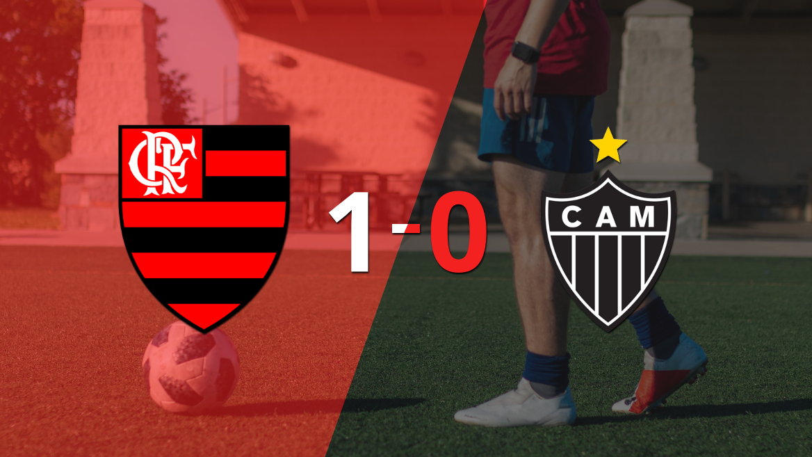 Con lo justo, Flamengo venció a Atlético Mineiro 1 a 0 en el Maracanã