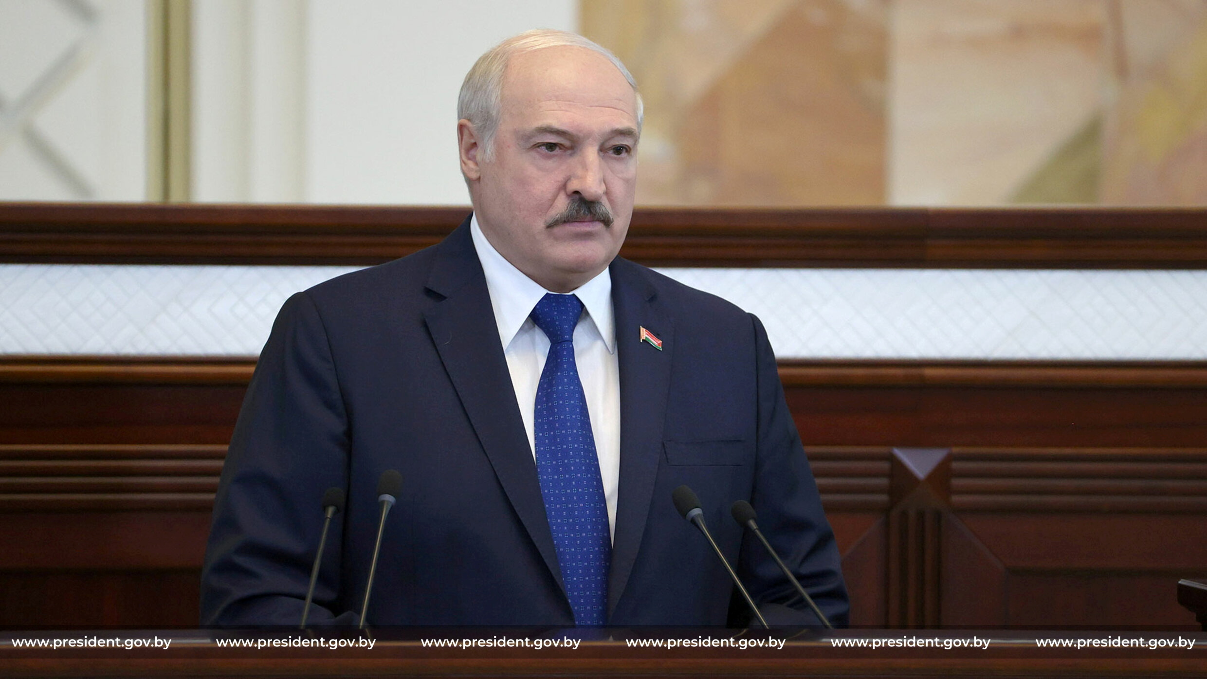 El dictador bielorruso Alexander Lukashenko