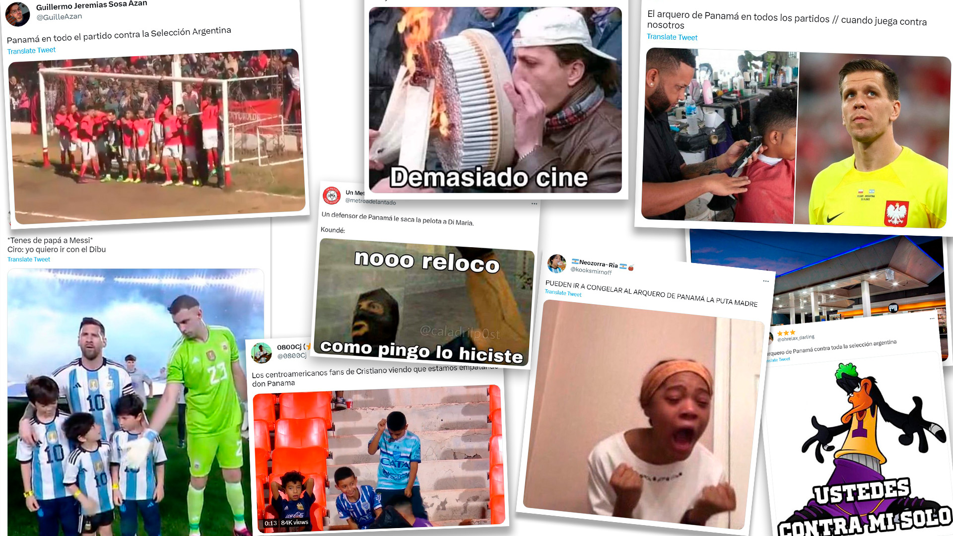 Los mejores memes del triunfo de Argentina ante Panamá: con la actuación del arquero Guerra en el centro de las bromas