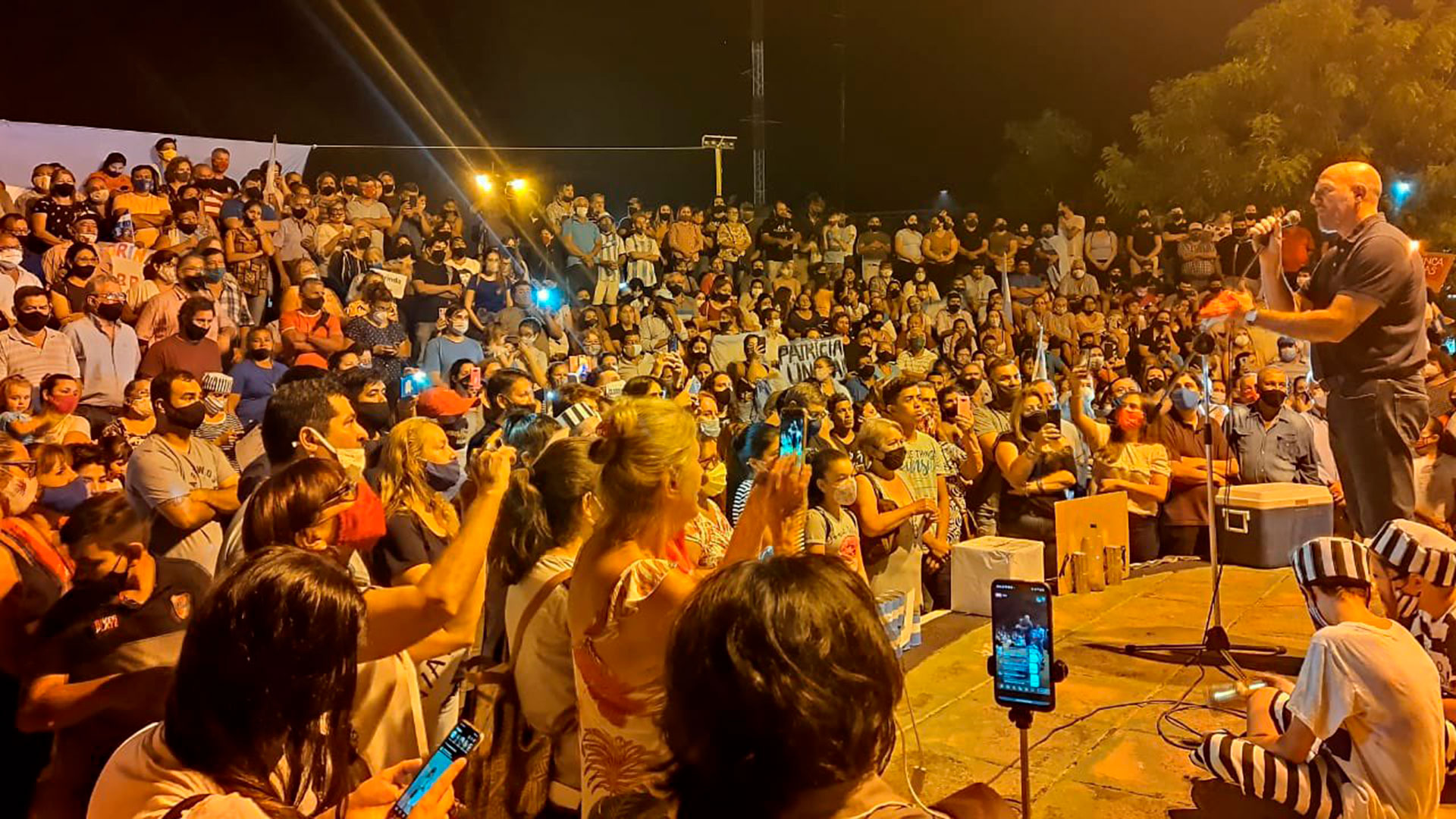 Dirigentes de la oposición viajaron a Formosa la semana pasada en medio de las protestas contra el gobierno de Gildo Insfrán (@WolffWaldo)