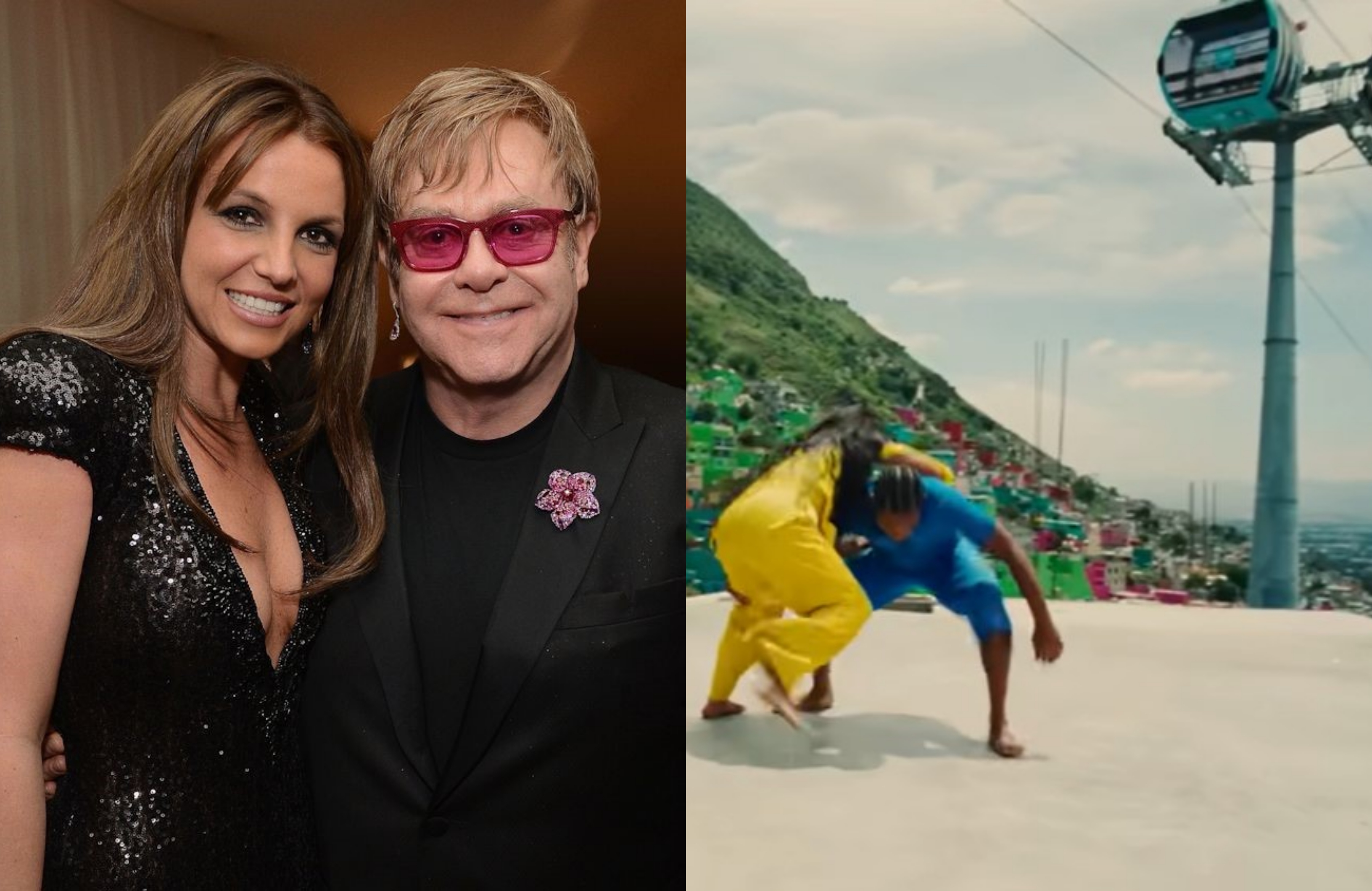 Qué locaciones de CDMX y EdoMex aparecen en el video de Britney Spears y Elton John que Claudia Sheinbaum presumió