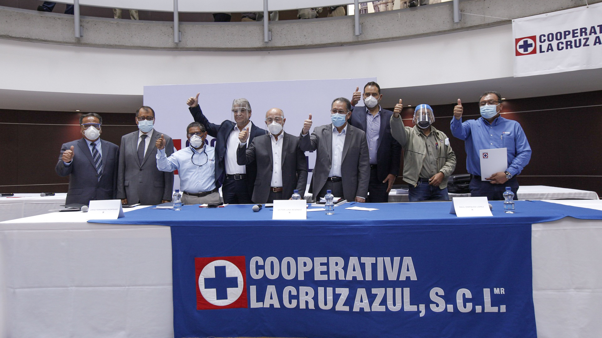 Presentación de la  Junta de Gobierno en las instalaciones de la Cooperativa en la Ciudad de México (Foto: Carlos Oliva/ Infobae México)