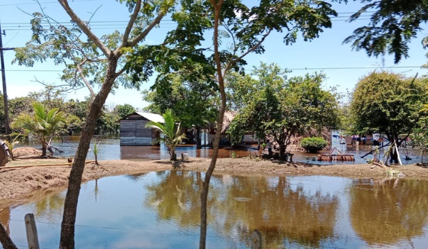 Imagen de las inundaciones registradas en La Mojana a lo largo de este 2022. Foto: Ocha