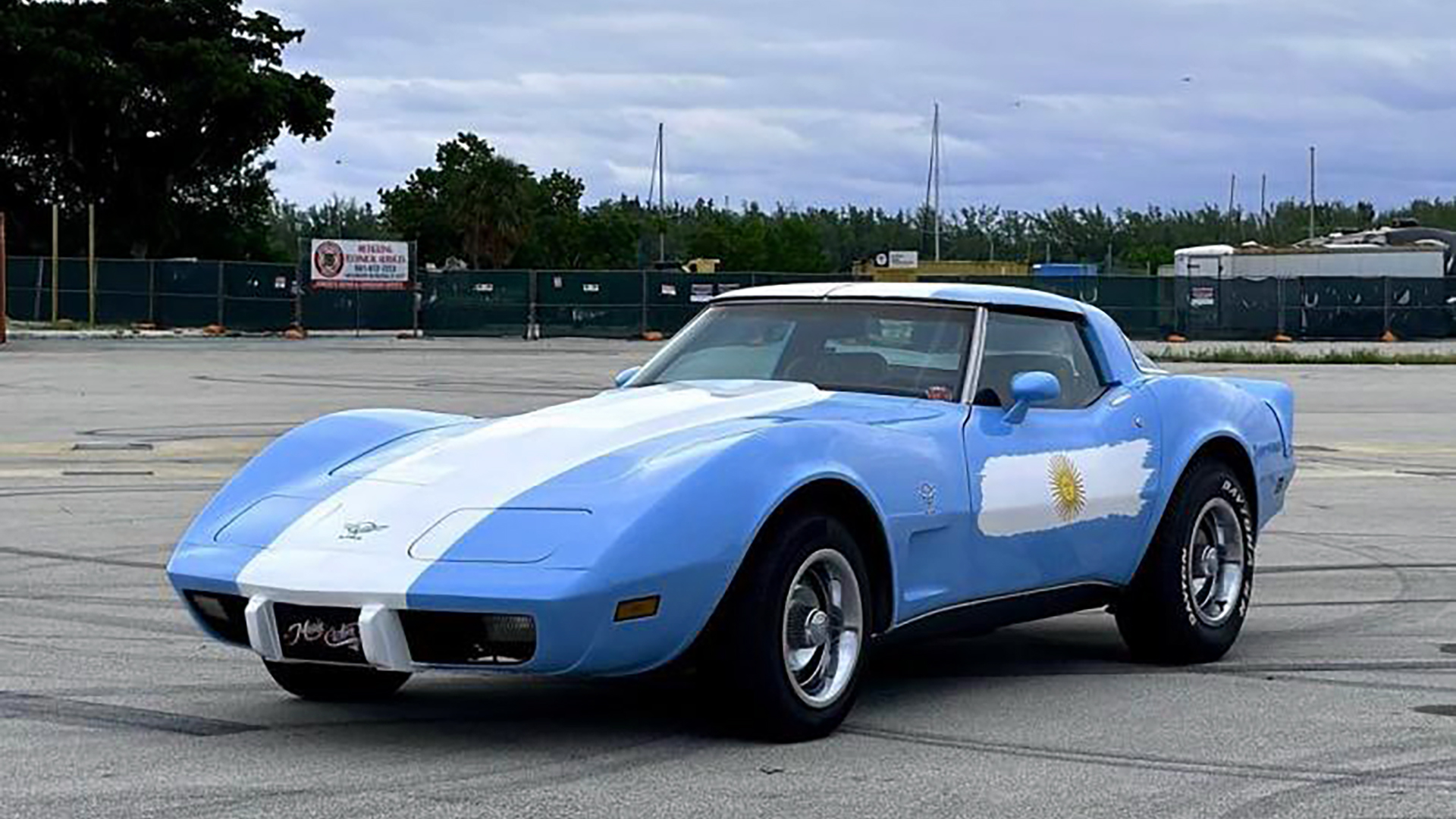 El Chevrolet Corvette en Miami es una de las atracciones de estos días durante la disputa del Mundial de Qatar 2022