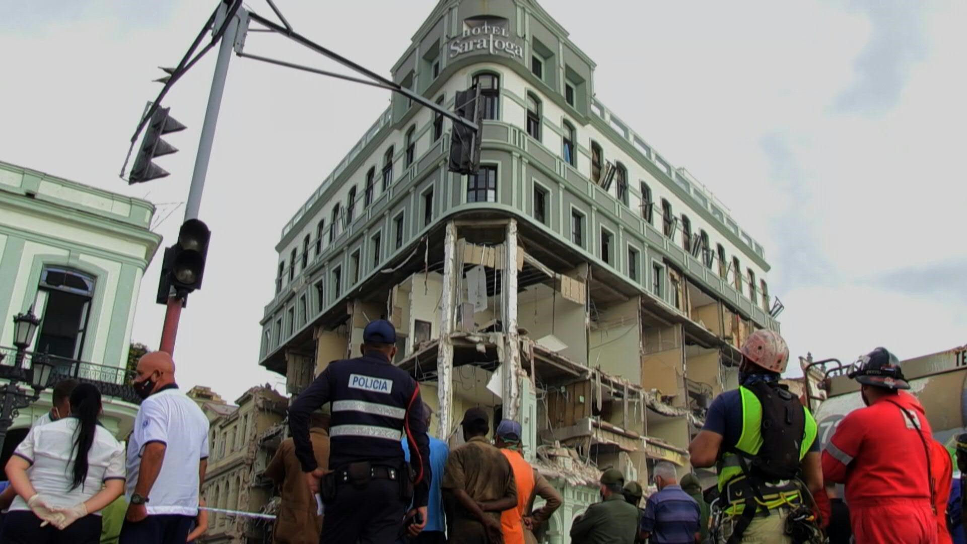 Más de una veintena de muertos y decenas de heridos dejó el viernes una explosión atribuida a una fuga de gas en el hotel Saratoga de La Habana que estaba cerrado al público