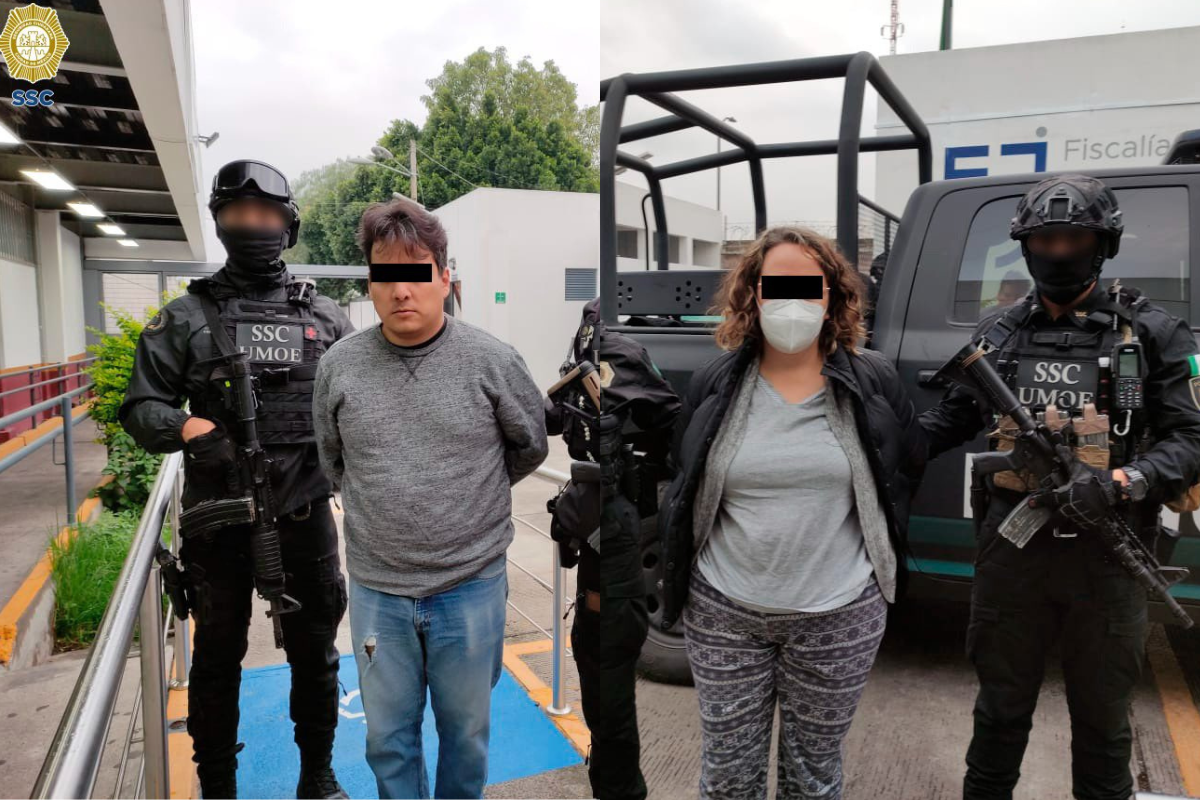 The now accused were captured on August 10 in CDMX (Photo: SSC CDMX)