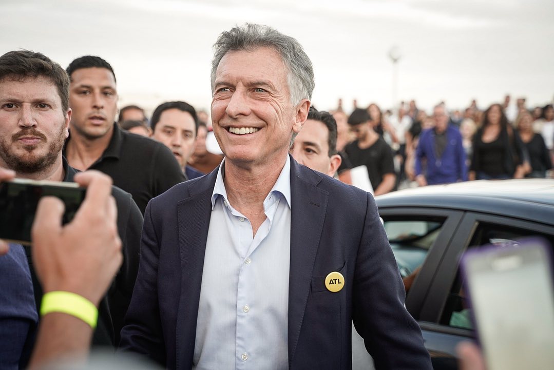 Mauricio Macri encabezó dos actos políticos en Playa Grande y cenó con dirigentes de Juntos por el Cambio.