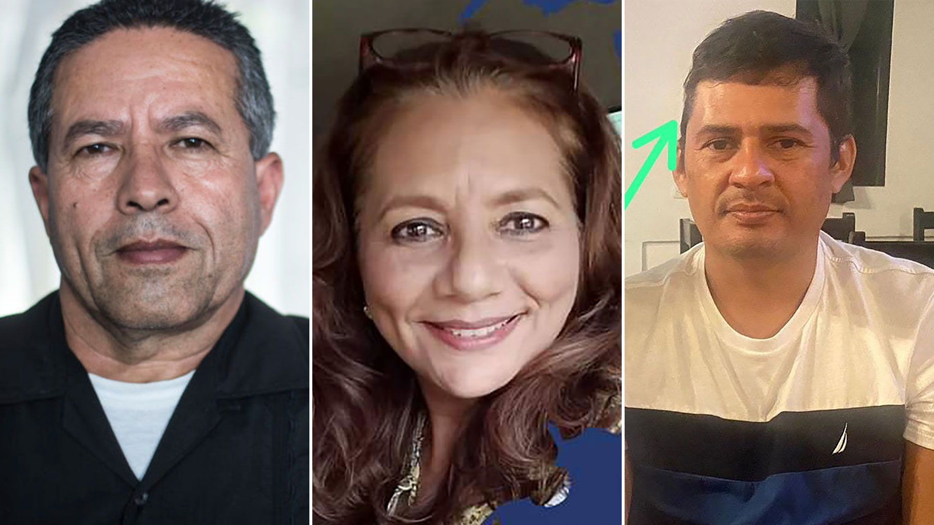 William Aragón, Teresa Mena y Harold González González fueron detenidos