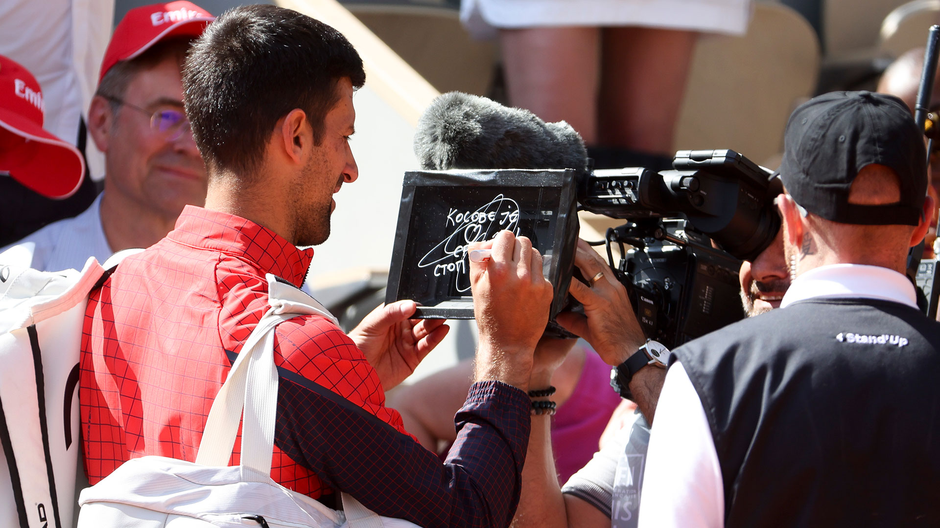 Novak Djokovic lanzó un mensaje político en Roland Garros y desató otra polémica: “Kosovo es el corazón de Serbia”