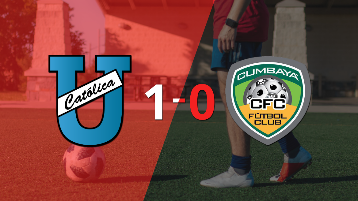 Con lo justo, U. Católica (E) venció a Cumbayá FC 1 a 0 en el Coloso de El Batán