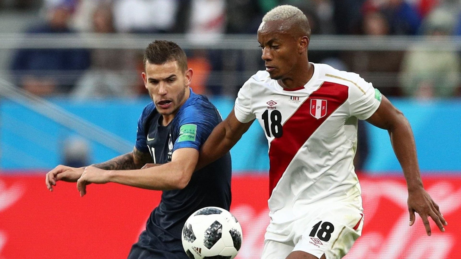 FIFA recordó a André Carrillo y su magistral jugada en Perú vs Francia de Rusia 2018