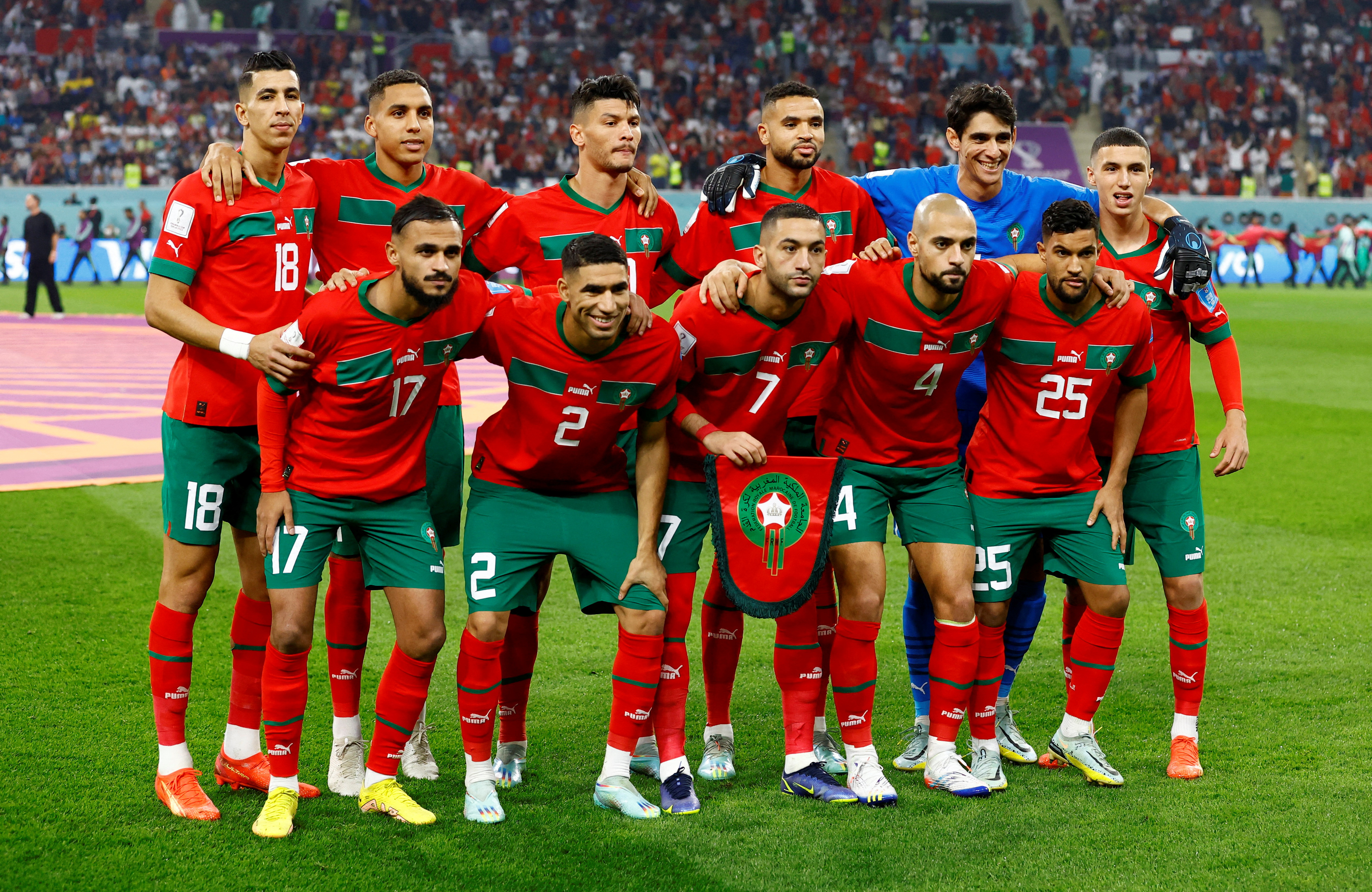 Marruecos fue el equipo africano que más lejos llegó en la Copa del Mundo Qatar 2022. (REUTERS)