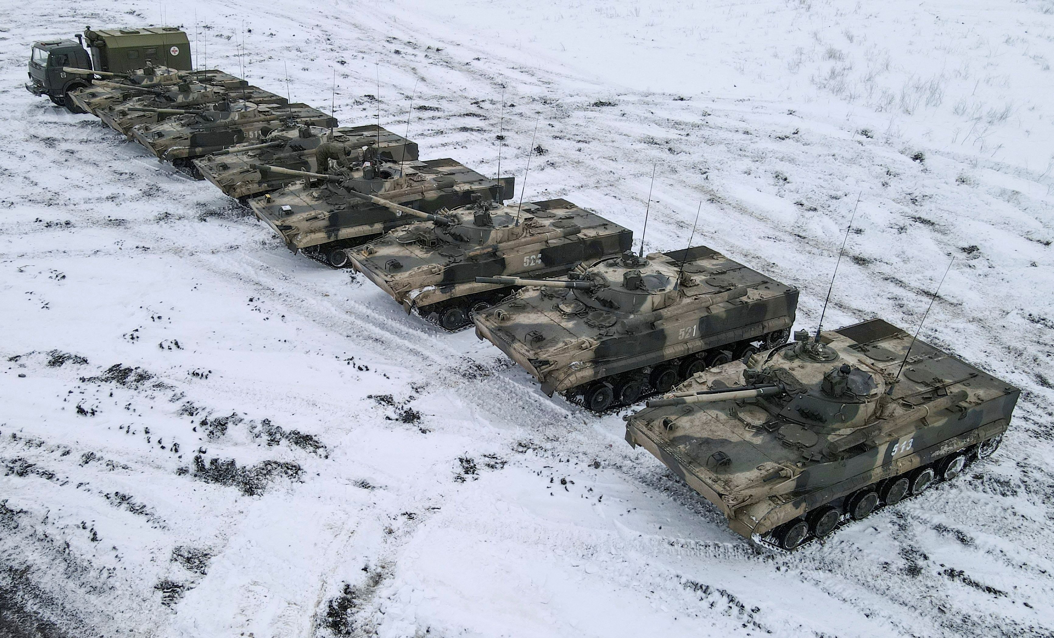 Rusia aumenta su despliegue militar en la frontera con Ucrania (REUTERS/Sergey Pivovarov)