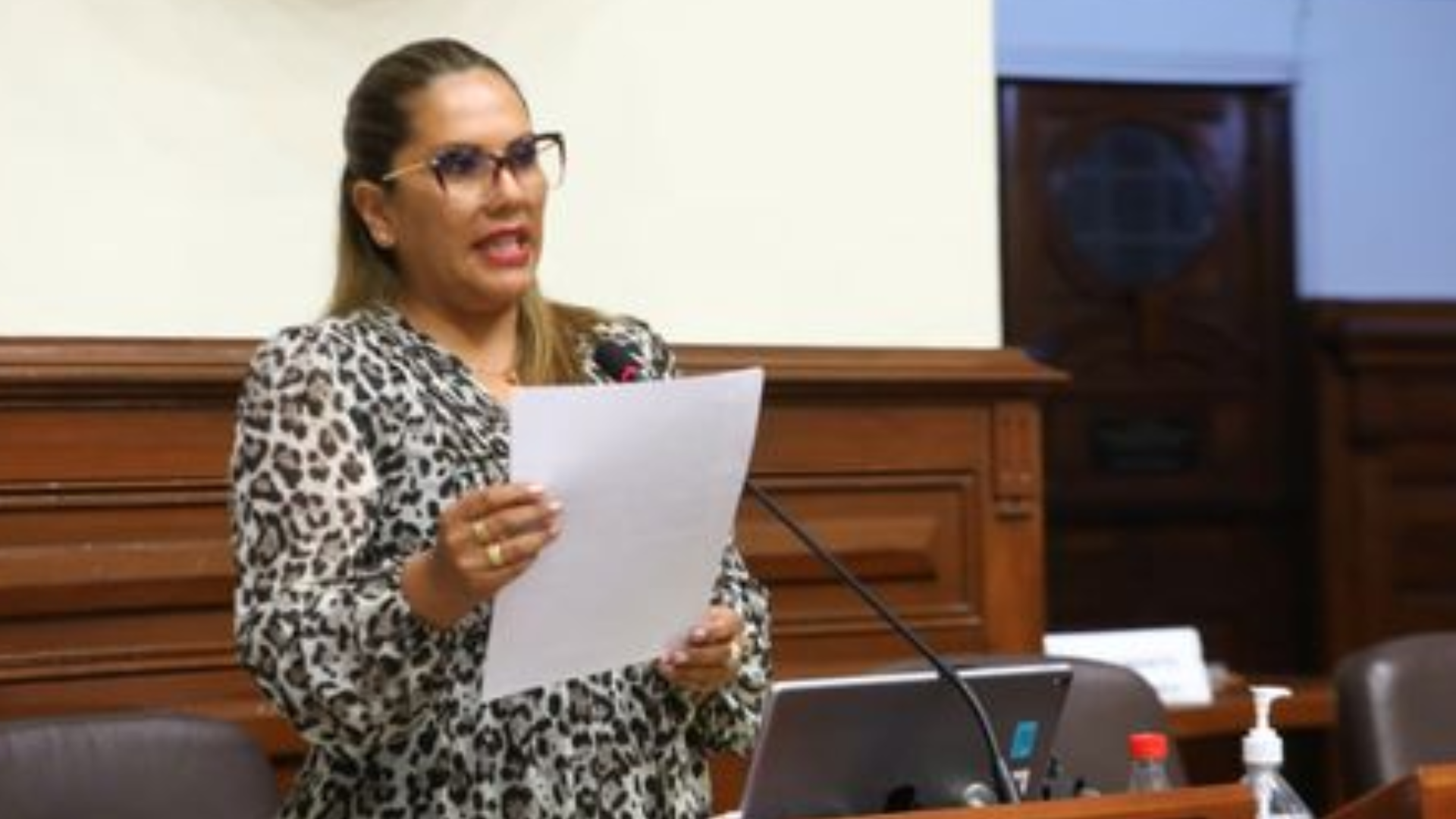 Digna Calle, segunda vicepresidenta del Congreso. Foto: Congreso