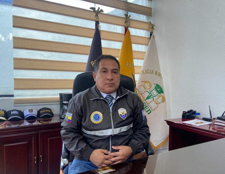 El teniente coronel, Jorge Borja, de la Dinaf , recibió a Infobae para hablar sobre los niños, niñas y adolescentes envueltos en actividades delictivas.