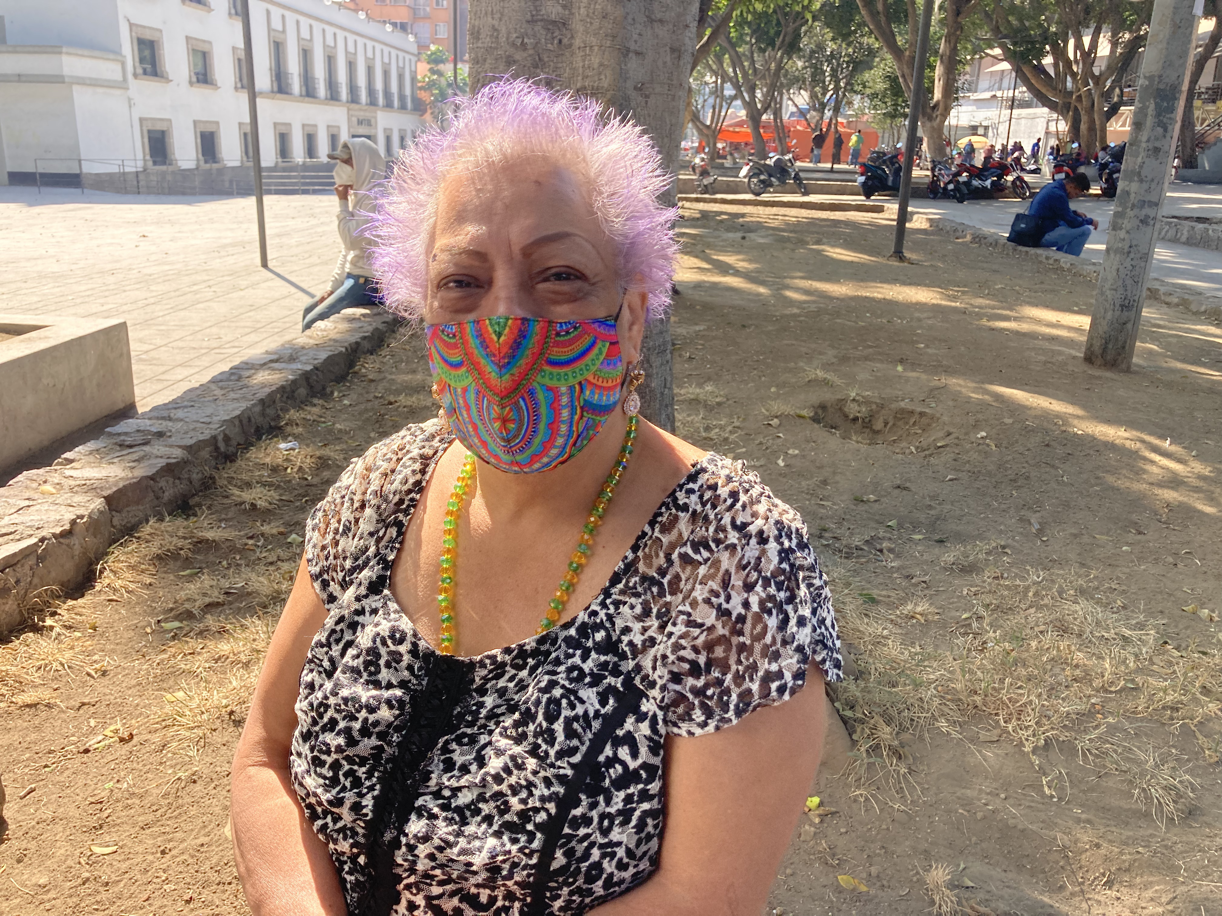 Alma Delia, mujer trans trabajadora sexual en la Ciudad de México, explicó la crisis que enfrentan ella y sus compañeras desde el azote del COVID-19 (Foto: Alicia Mireles / Infobae)