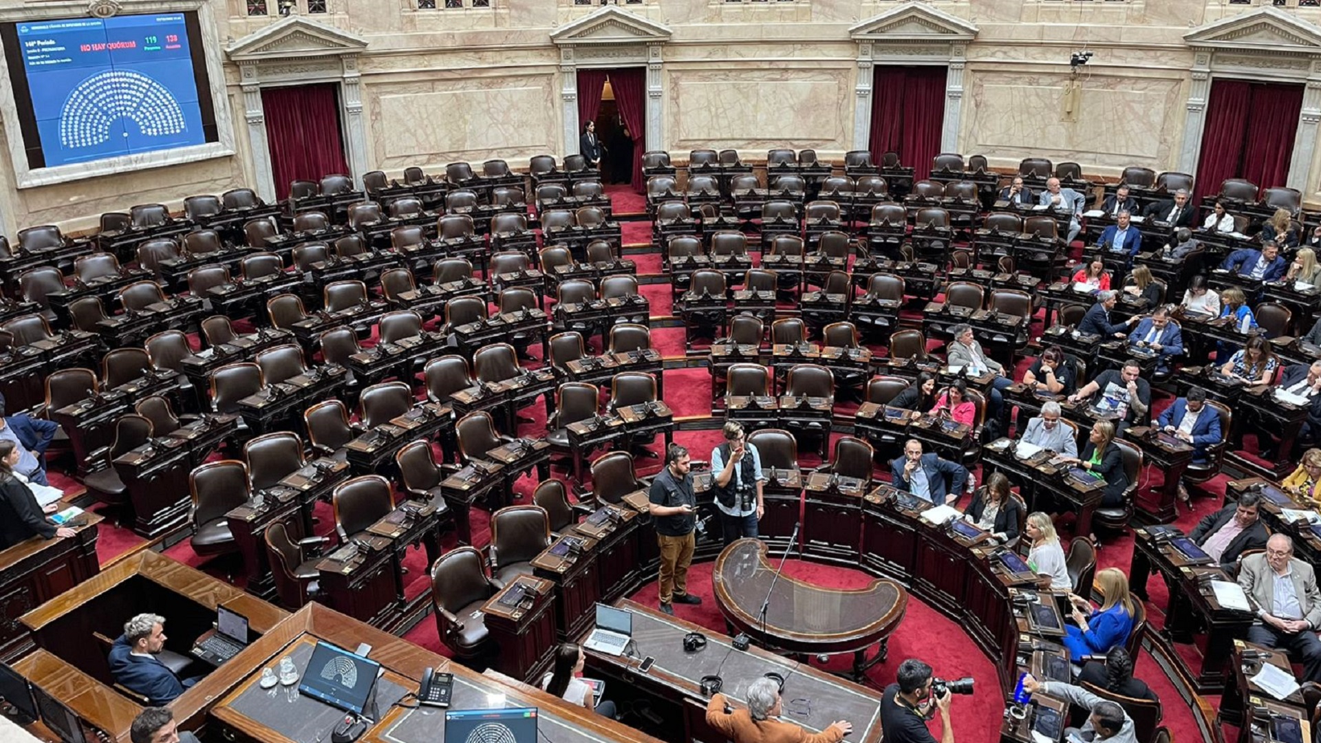 La oposición no dio quórum para la sesión Preparatoria en la que se iban a elegir las autoridades de la Cámara