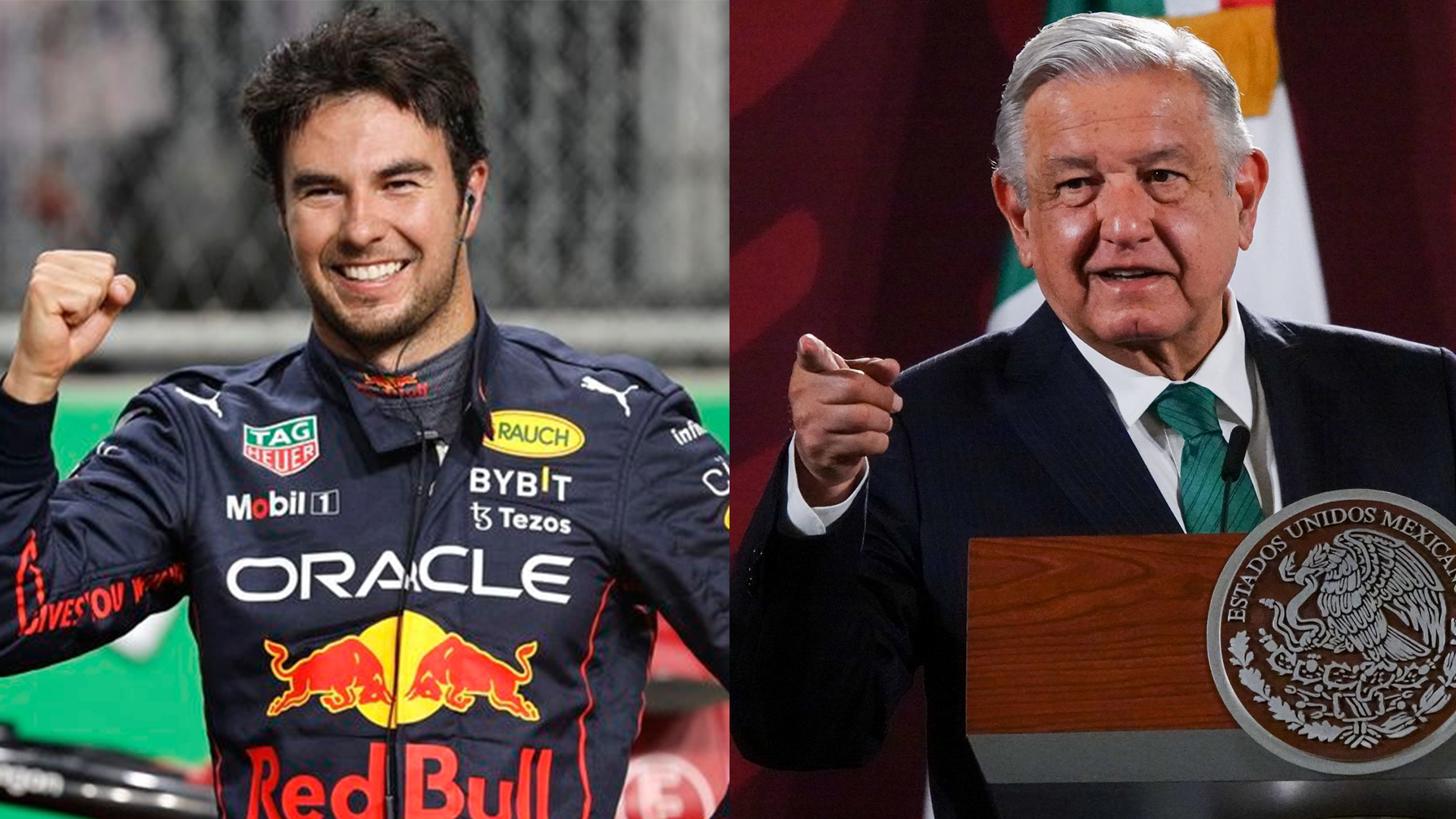 El mandatario tabasqueño felicitó a Checo Pérez durante su tradicional conferencia de prensa (Foto: Reuters / Cuartoscuro)