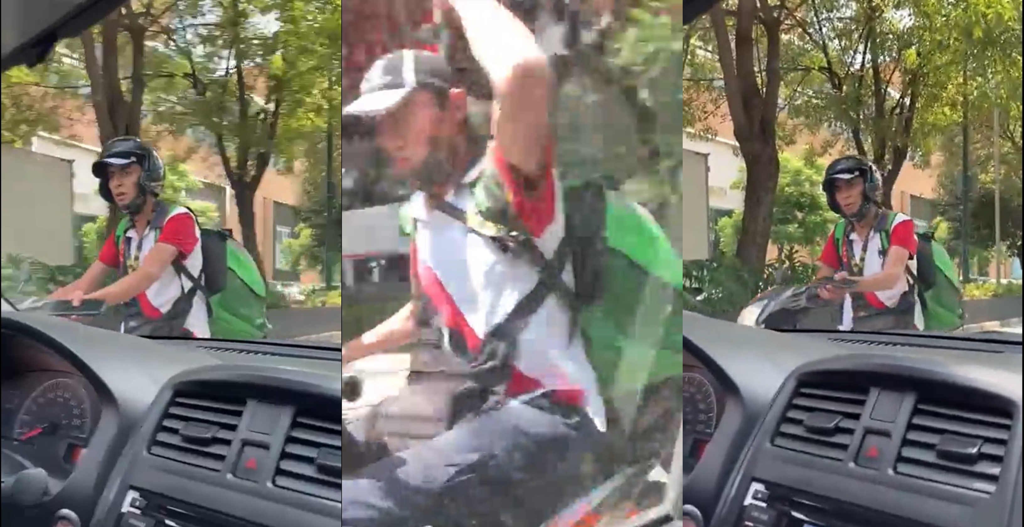 La agresión sucedió en las calles de la alcaldía Miguel Hidalgo y el video fue difundido en redes sociales (Foto: Captura de pantalla / Twitter / @ArriazolaMirna)
