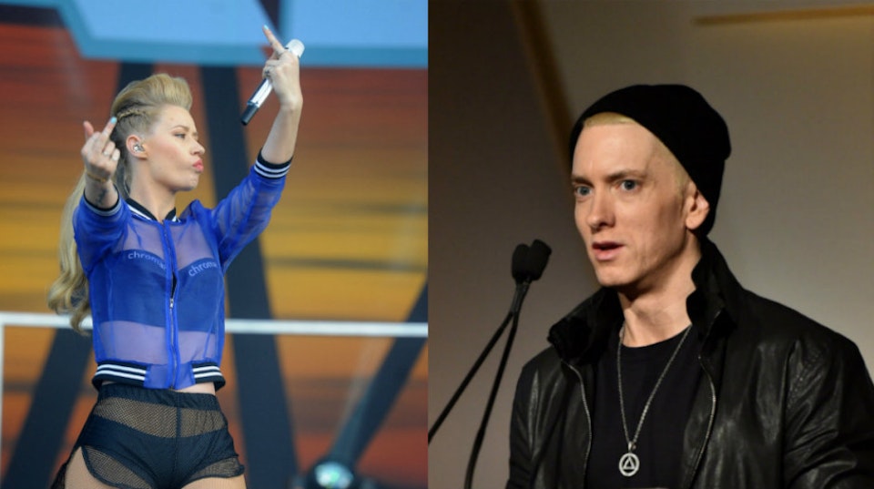 Eminem amenazó con violar a Iggy Azalea en su tema “Vegas”
(Fotos: Twitter/@cultu-rest/@emenimxs)
