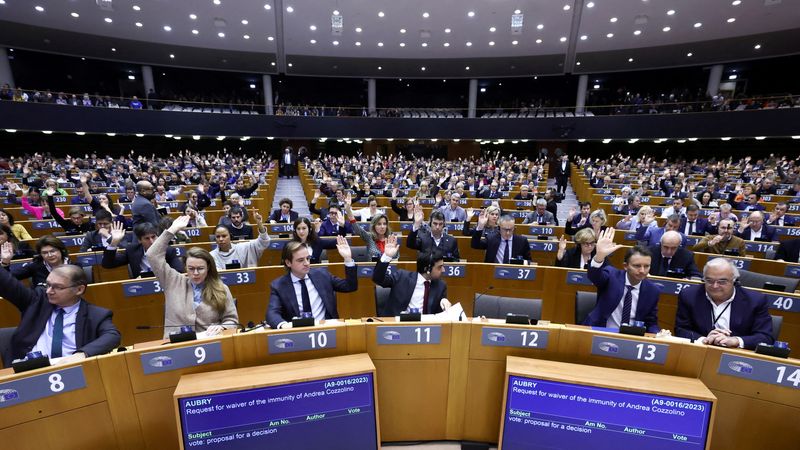 Foto de archivo de una sesión del Parlamento Europeo en Bruselas (REUTERS/Yves Herman)