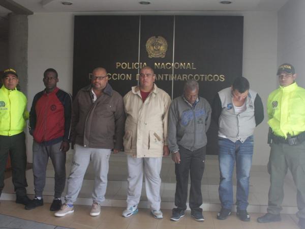 Imagen de archivo. La Policía Antinarcóticos captura a siete integrantes de la banda en agosto de 2018, uno de ellos Gordo Balín. Foto: Policía Antinarcóticos