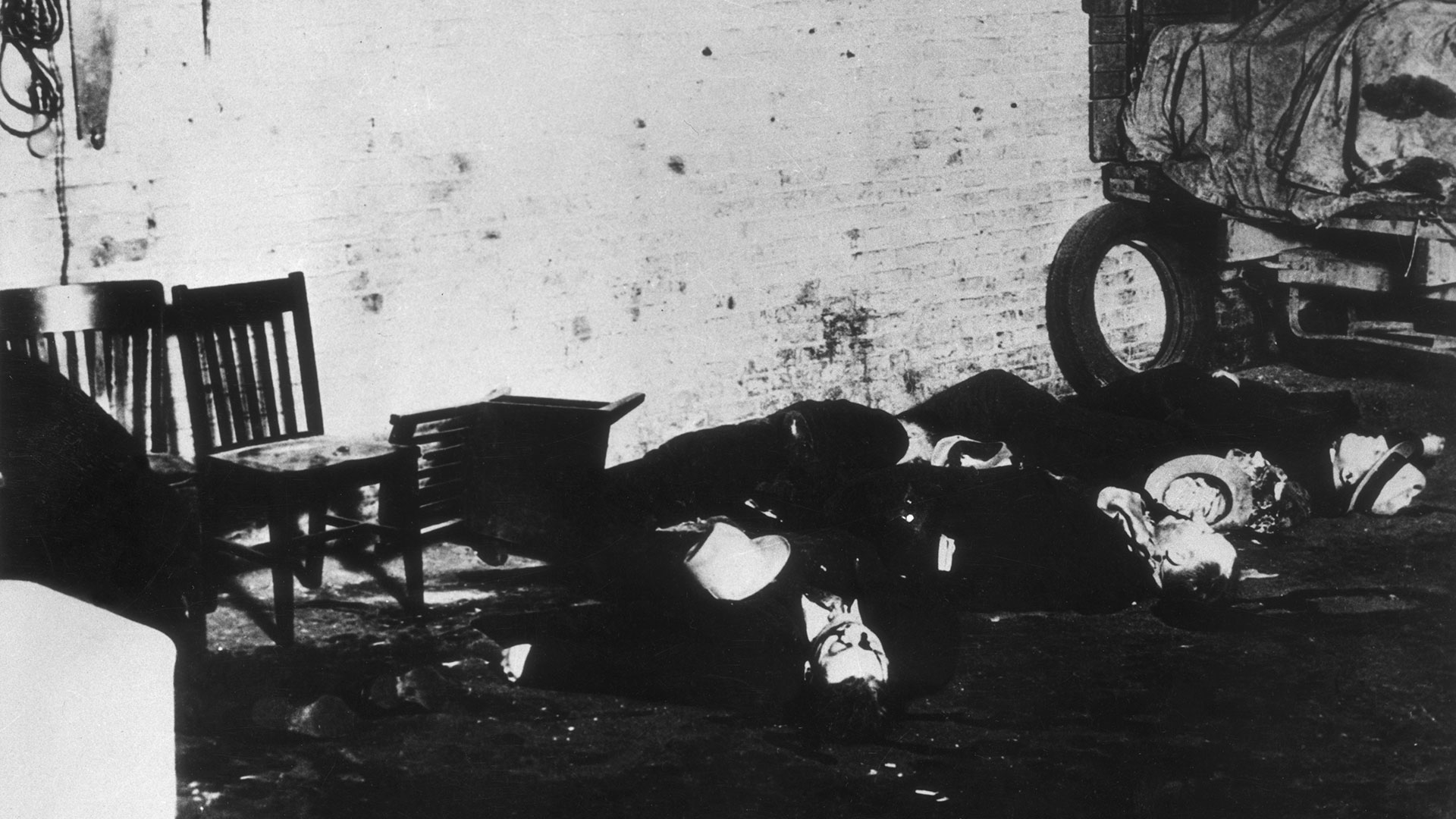 El 14 de febrero de 1929 los gángsters de Al Capone perpetraron "La masacre de San Valentín" (Photo by American Stock/Getty Images)