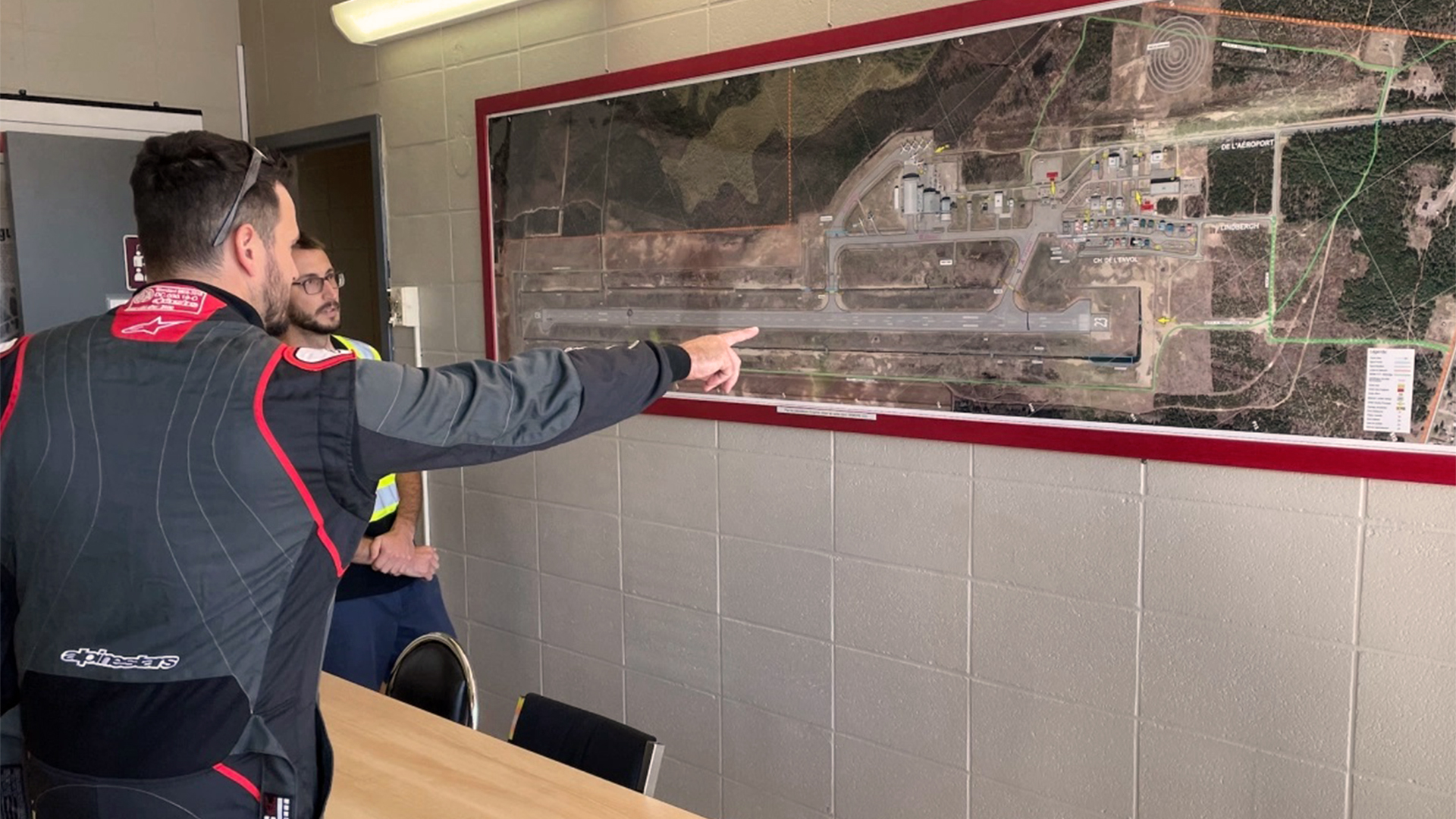 La pista del aeropuerto de Trois-Rivières fue el lugar elegido por Ingenext para hacer la prueba ya que mide 3 kilómetros de largo