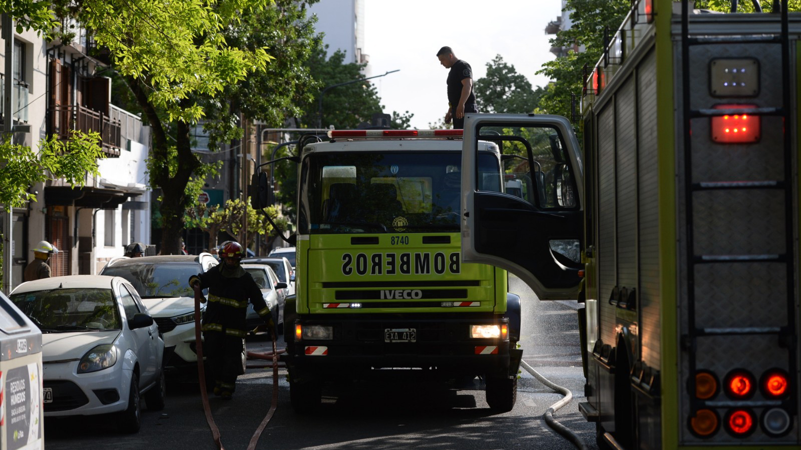 En el lugar trabajan bomberos de La Plata y Los Hornos (Aglaplata)