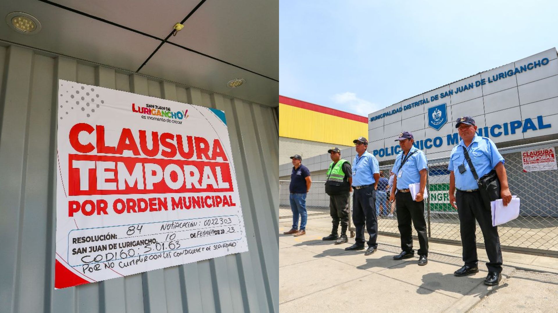 San Juan de Lurigancho: Policlínico Municipal es clausurado causando retrasos en la atención a pacientes