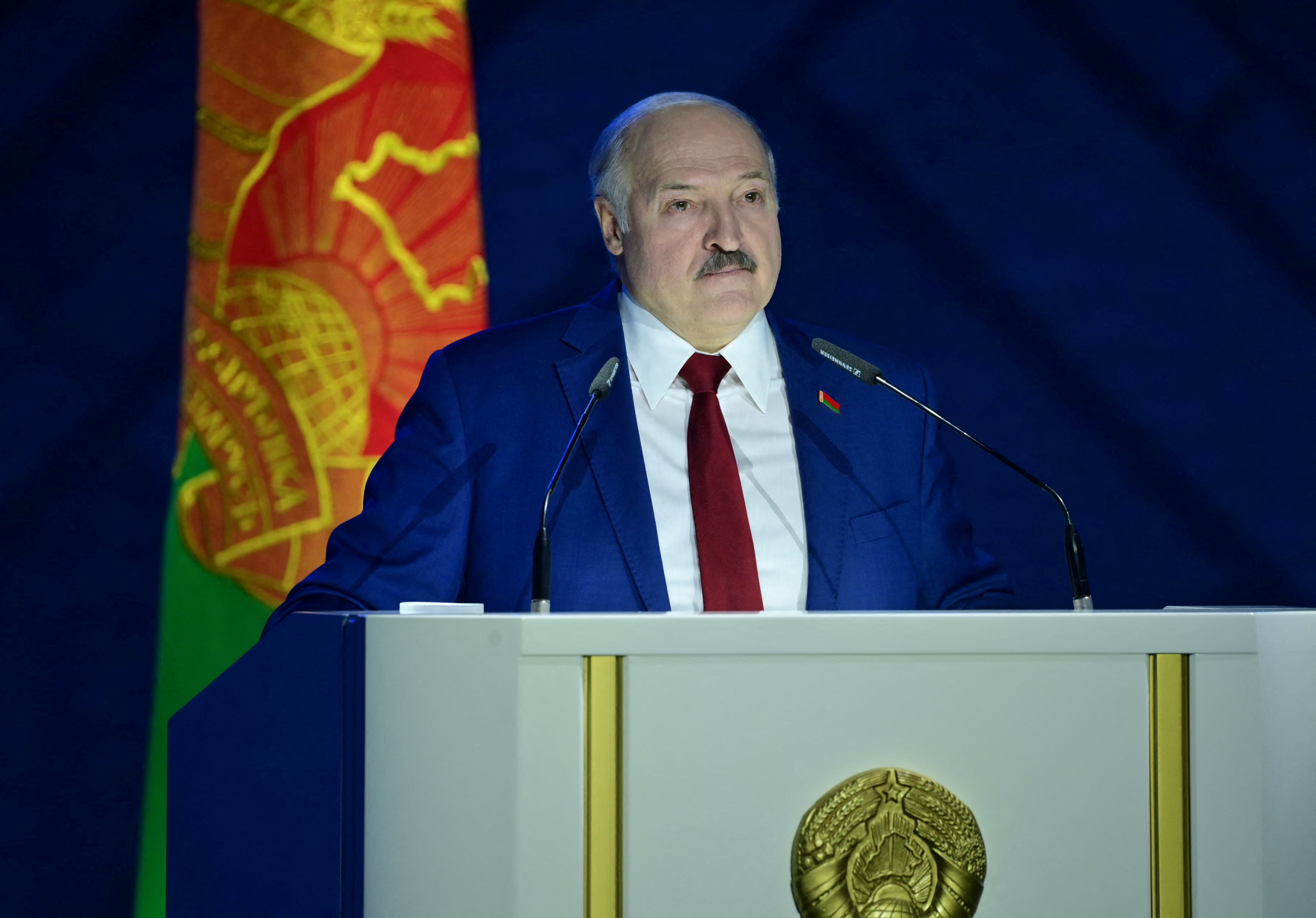 Alexander Lukashenko
 Andrei Stasevich/BelTA/Handout via REUTERS