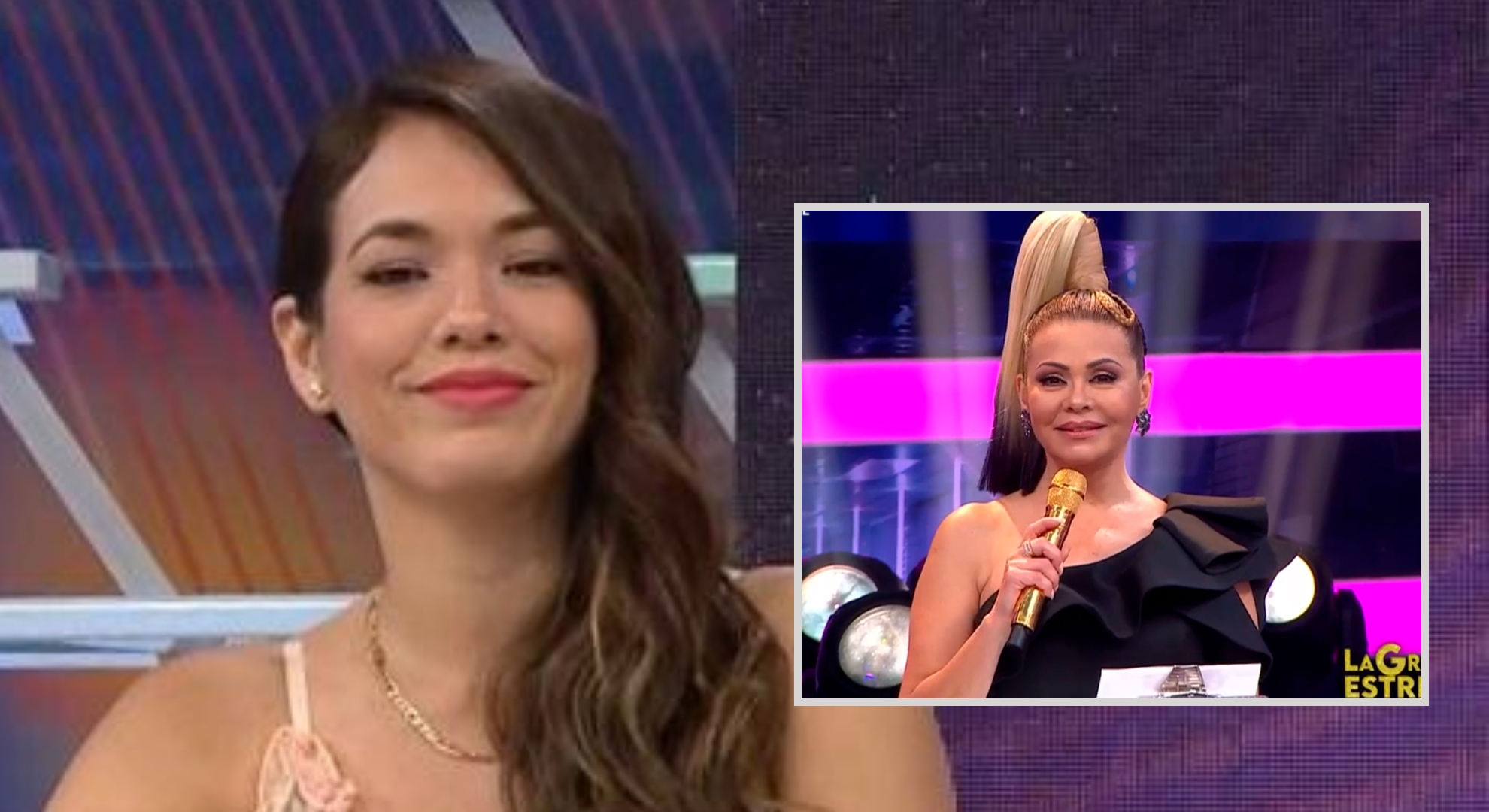 Jazmín Pinedo defends Gisela Valcárcel's hairstyle.  |  America TV