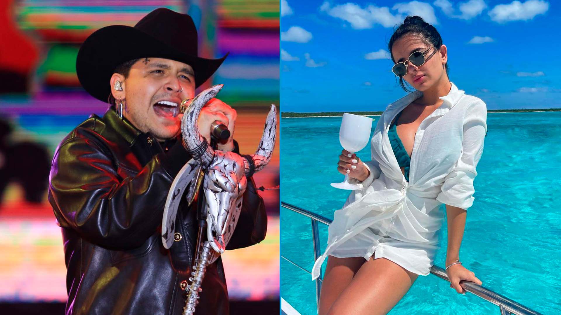Right now Christian Nodal is dating famous real estate expert Aurora Cárdenas